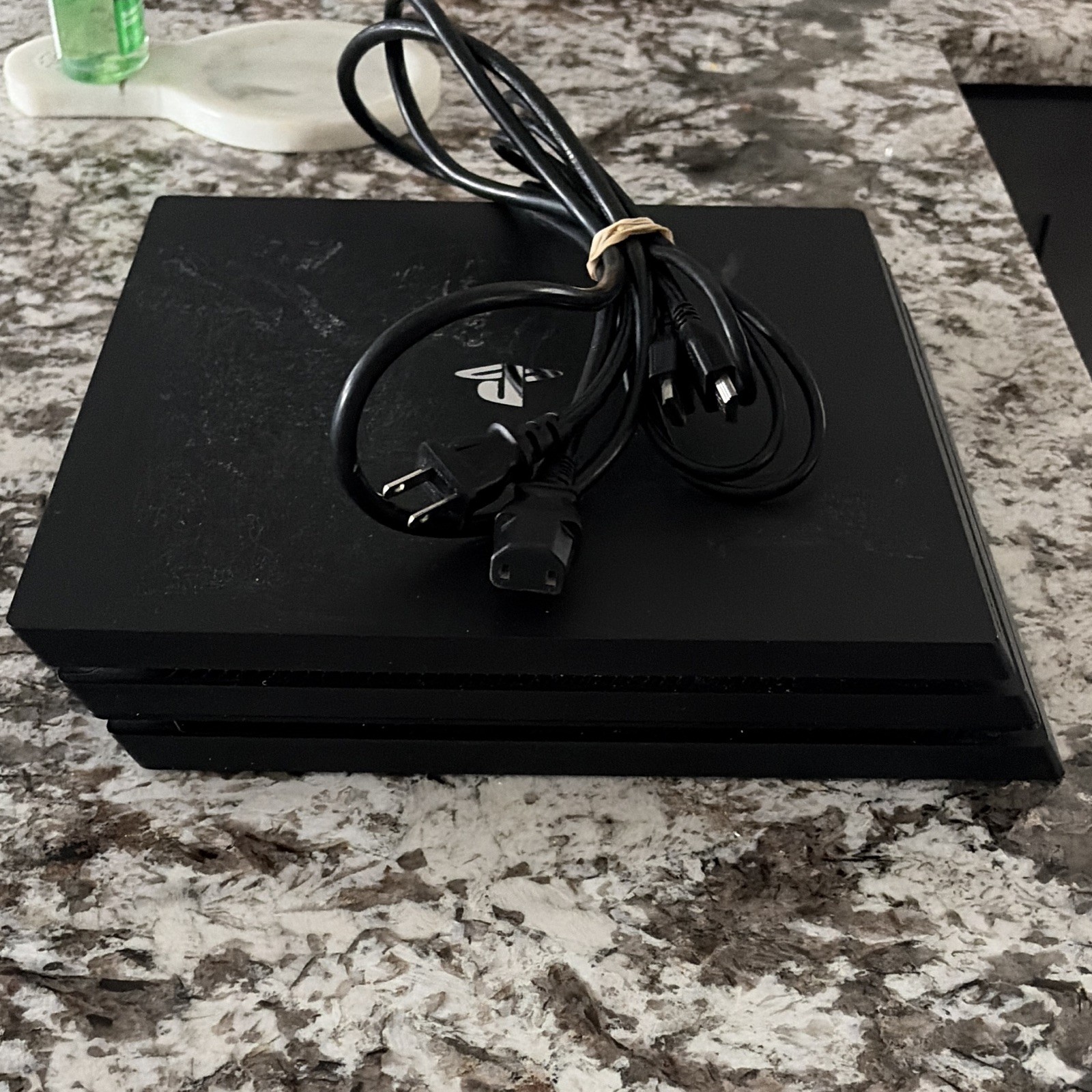 Sony PlayStation 4 Pro Black Console Wi-Fi Blu-Ray Compatible with Power Cable