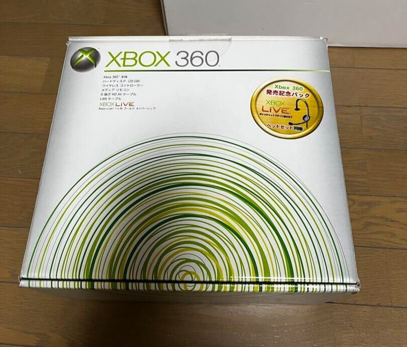 XBOX 360 Game Console 20GB Regular Edition Set 2005 Release Memorial Pack model