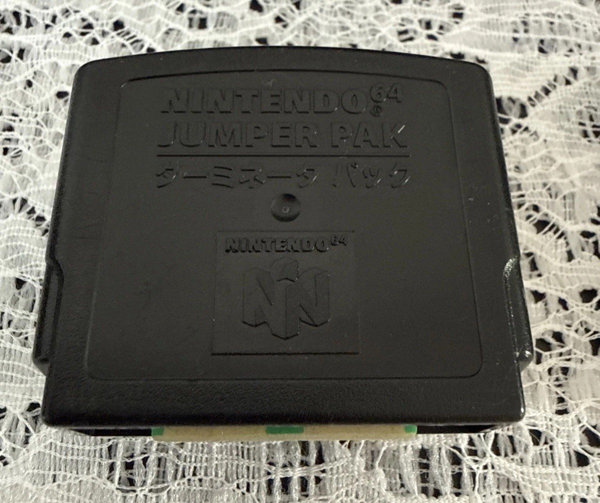 UNTESTED Vintage Nintendo 64 Console w/ Power, Cables, Memory Card, Jumper Pack