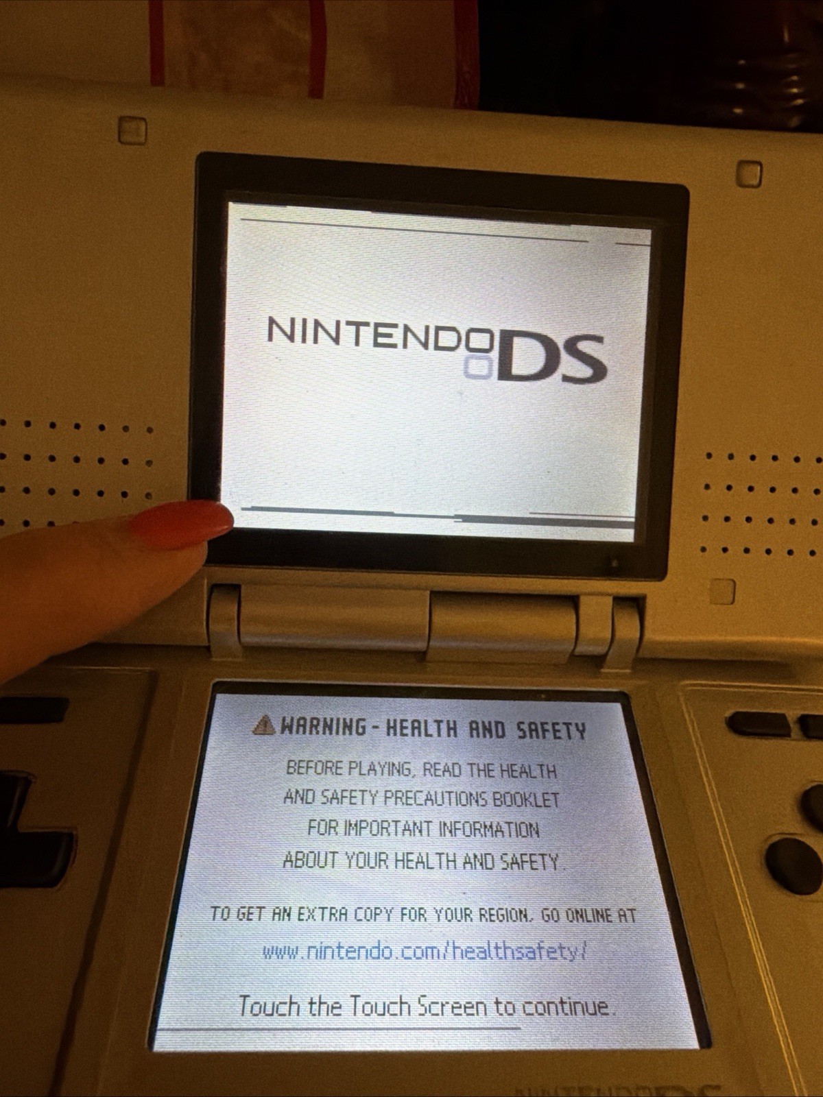 Nintendo DS Original Console NTR-001 with Charger Titanium Silver – Works Line