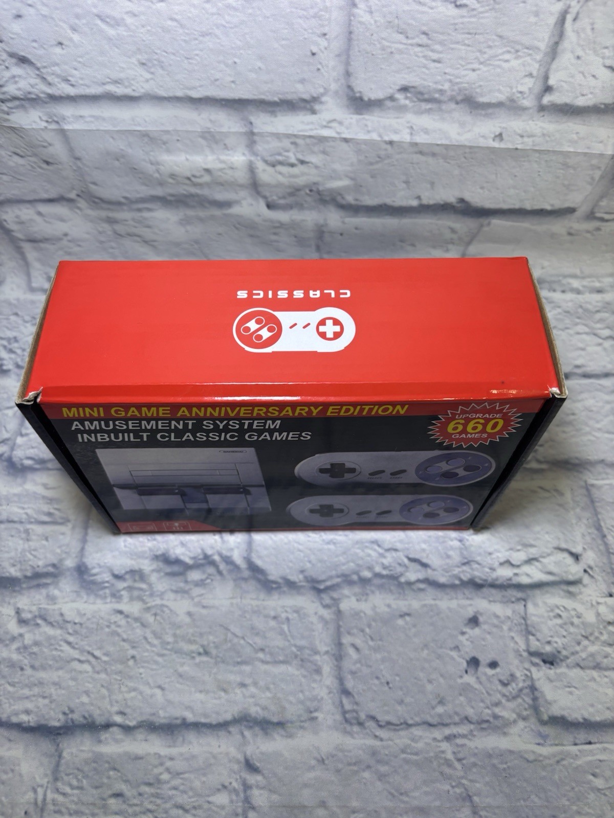 Mini Game Anniversary Edition Console 660 Games Dual Controllers AV-OUT NTSC/PA…