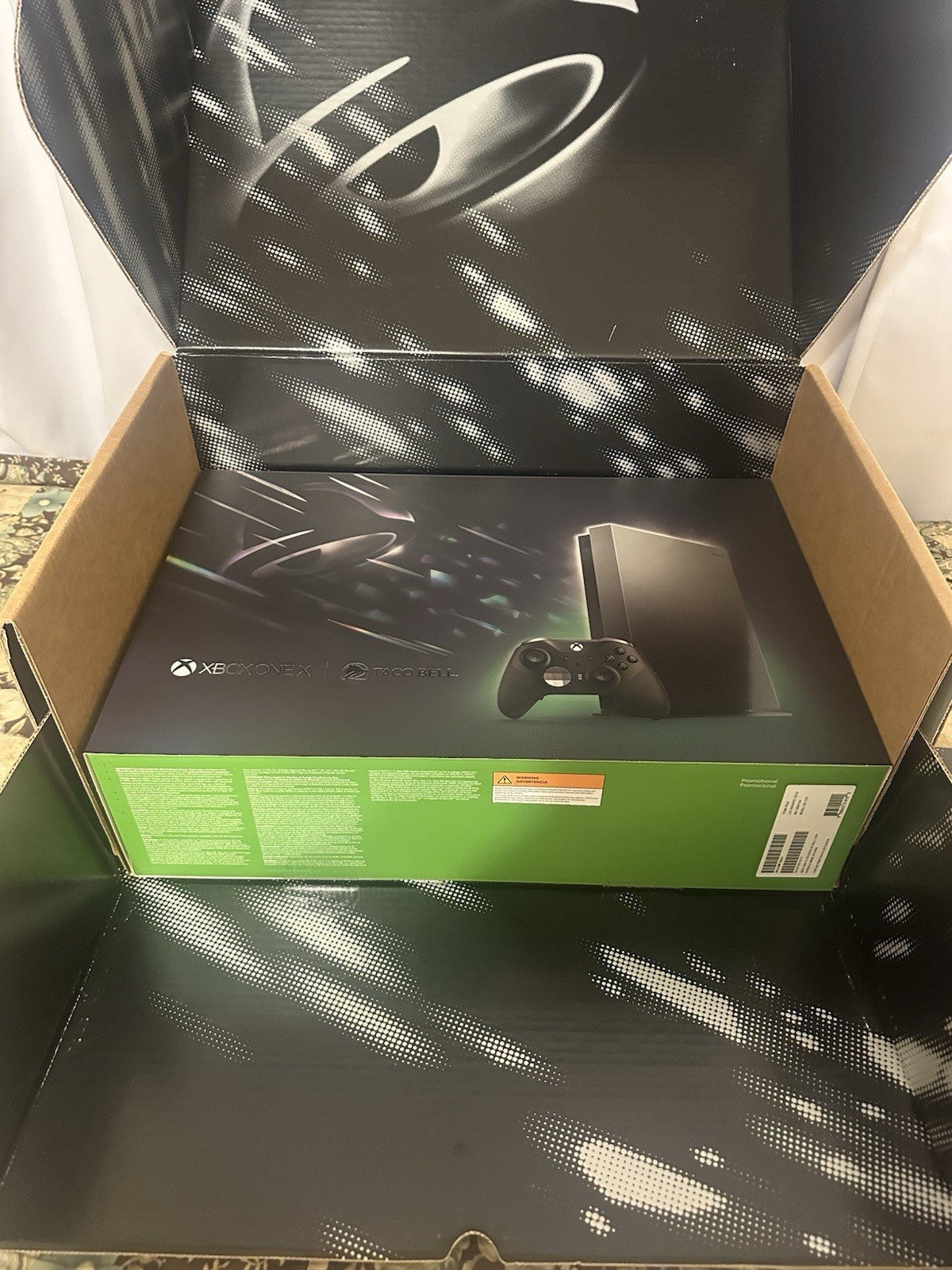Xbox One X Taco Bell Edition Console With Elite Controller Cib With 4 Games