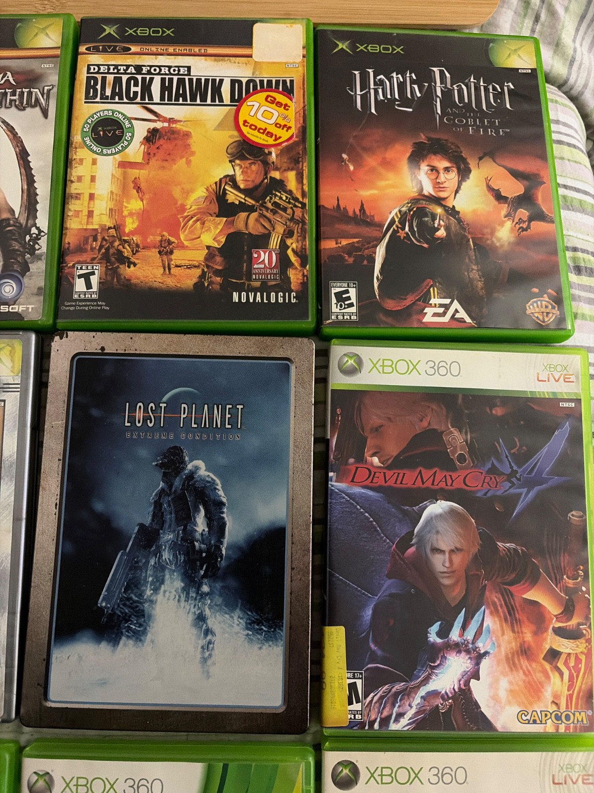 xbox & xbox 360 gameslot