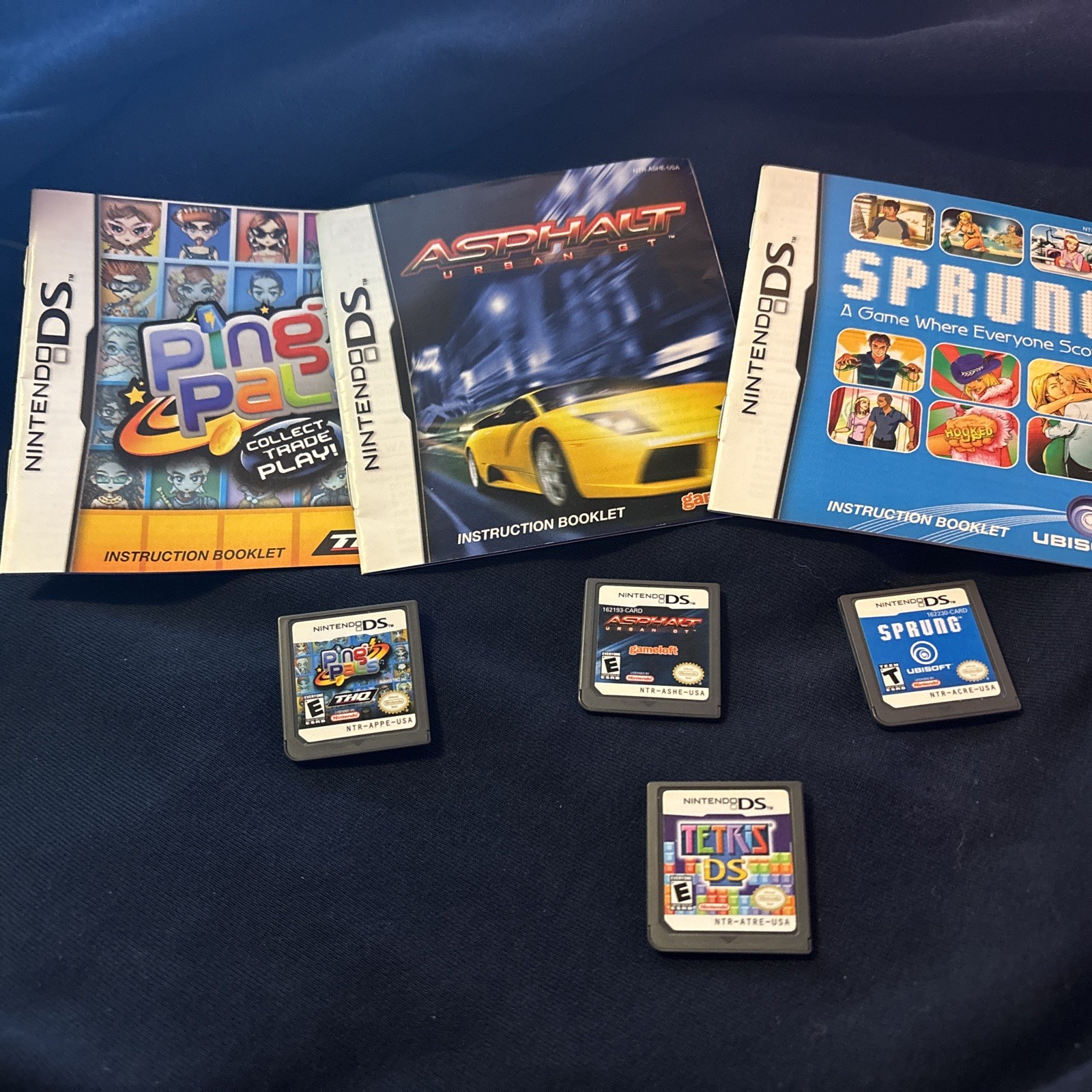 Titanium Nintendo Ds With 6 Games In Pictures And Charger