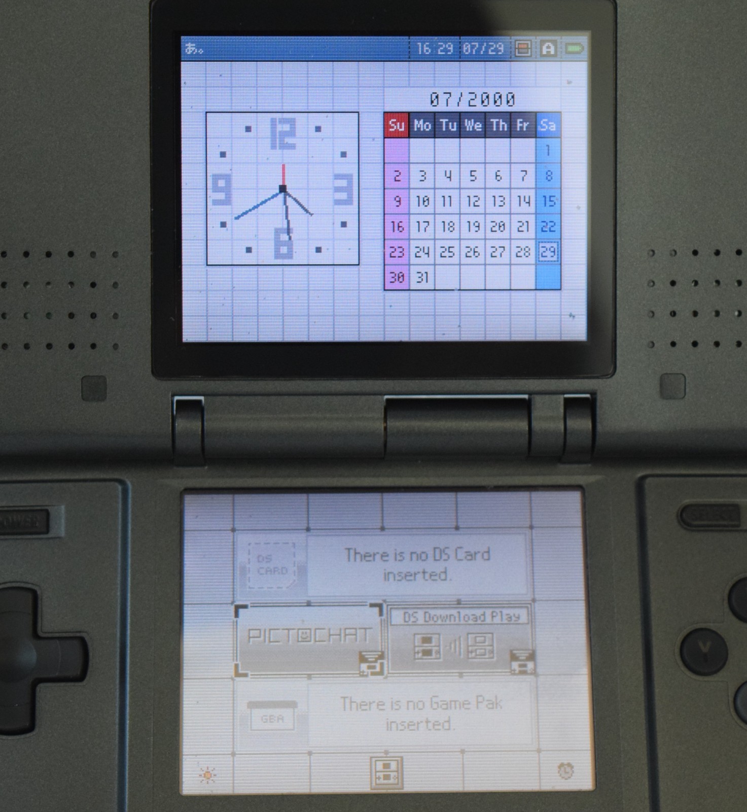 Nintendo Original DS Console Graphite Black Tested Working Japan #2