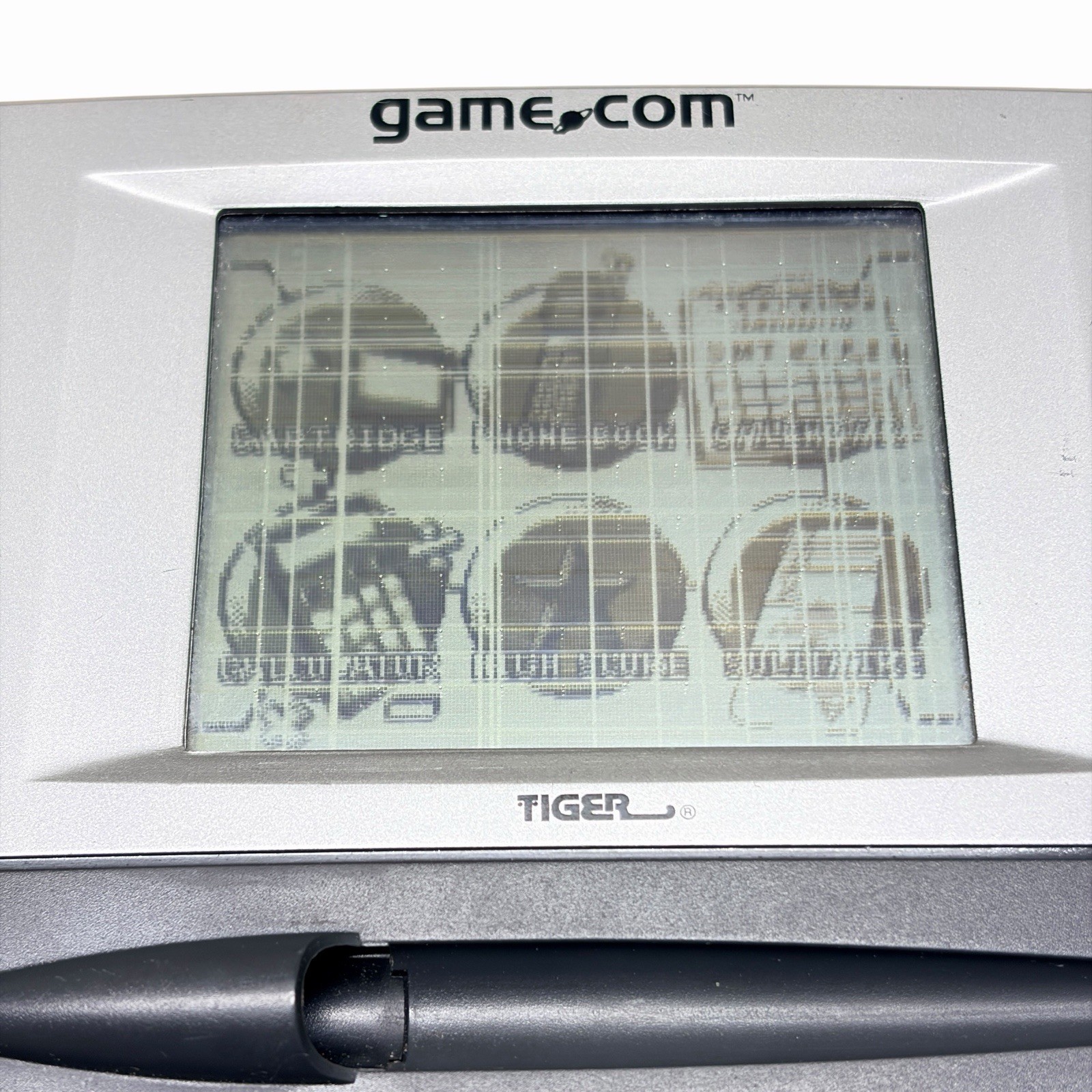 Vintage 1997 Tiger Game.com Handheld Video Game Console SCREEN ISSUE + Internet