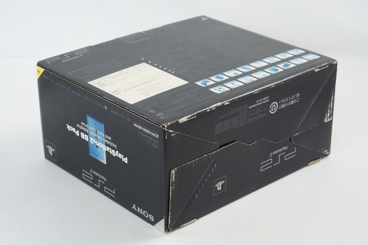 PS2 BB Console Midnight Blue SCPH-50000 MB/NH Tested System Playstation NTSCJ 32
