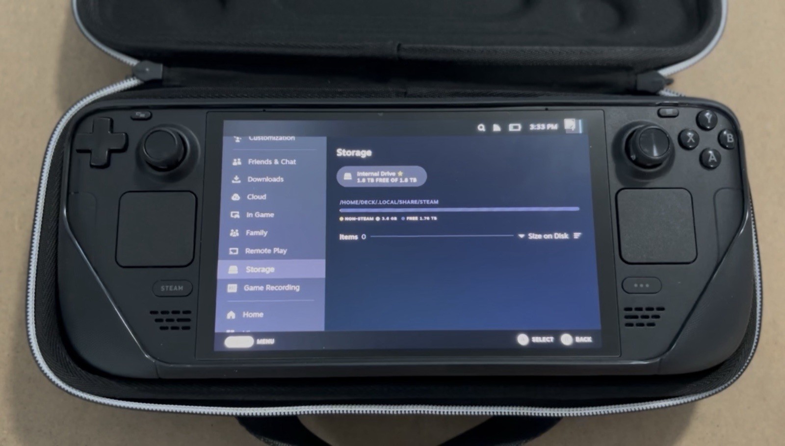 Valve Steam Deck OLED 2TB Upgraded Gaming Handheld Console w/ JSAUX ModCase Kit