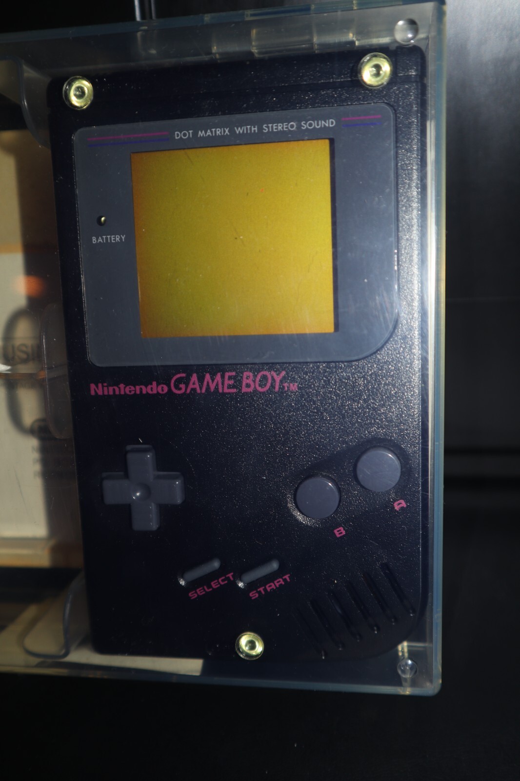 *NEW OPEN BOX!* Nintendo Game Boy DMG-01 Black HW-USA-3 Retail Plastic Case