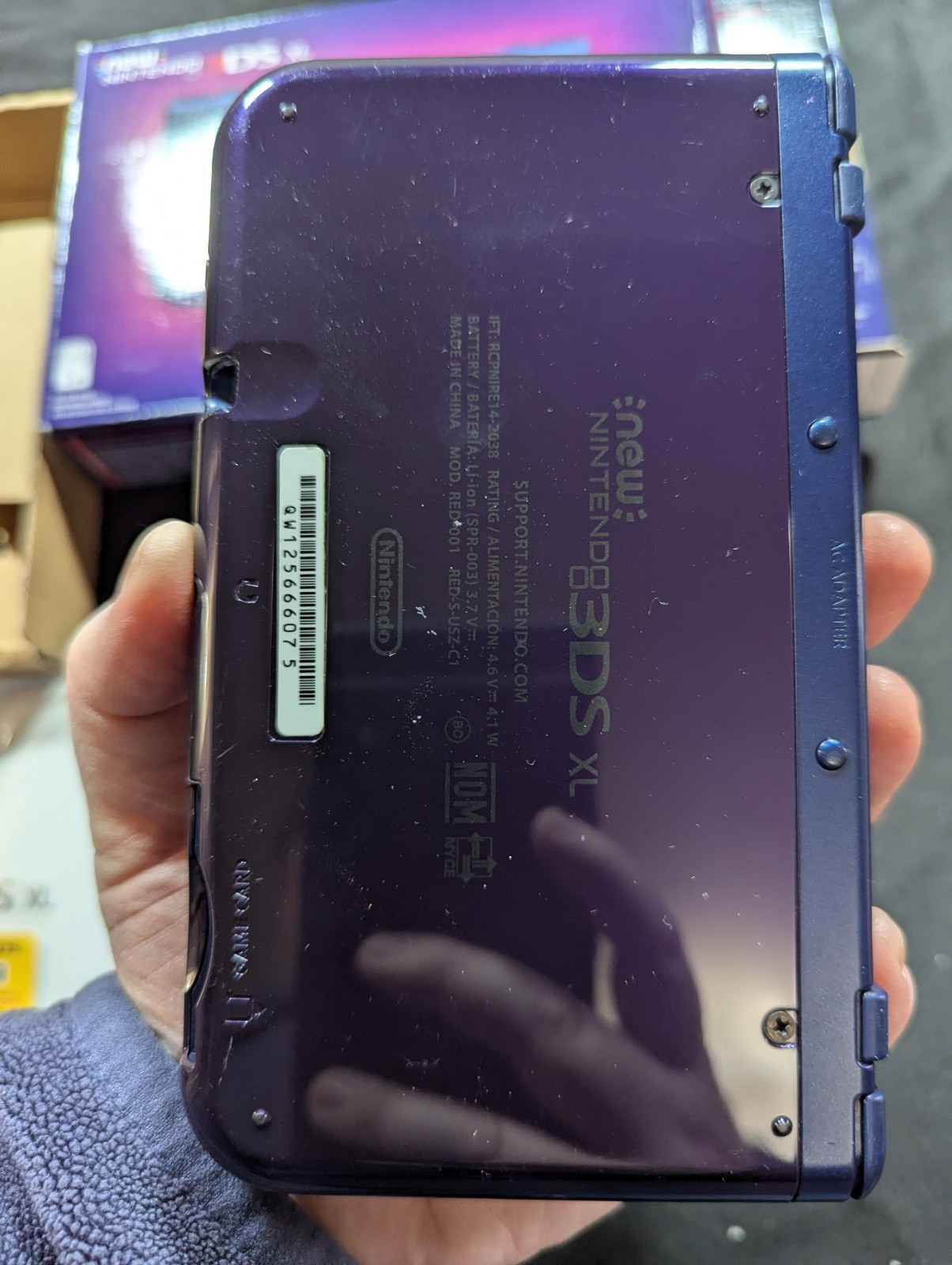 New Nintendo 3DS XL Galaxy Handheld Console CIB Matching Serials US
