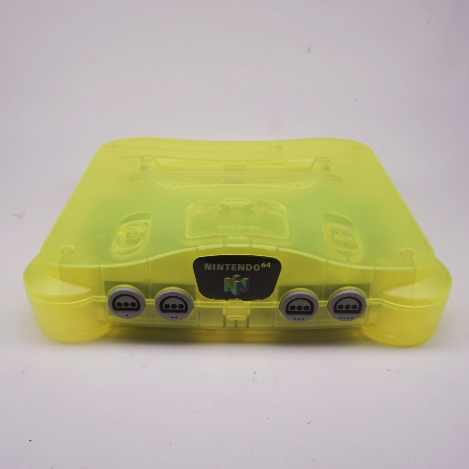 N64 Console Only Transparent New Shell Lime Green Nintendo 64 Region Free Mod