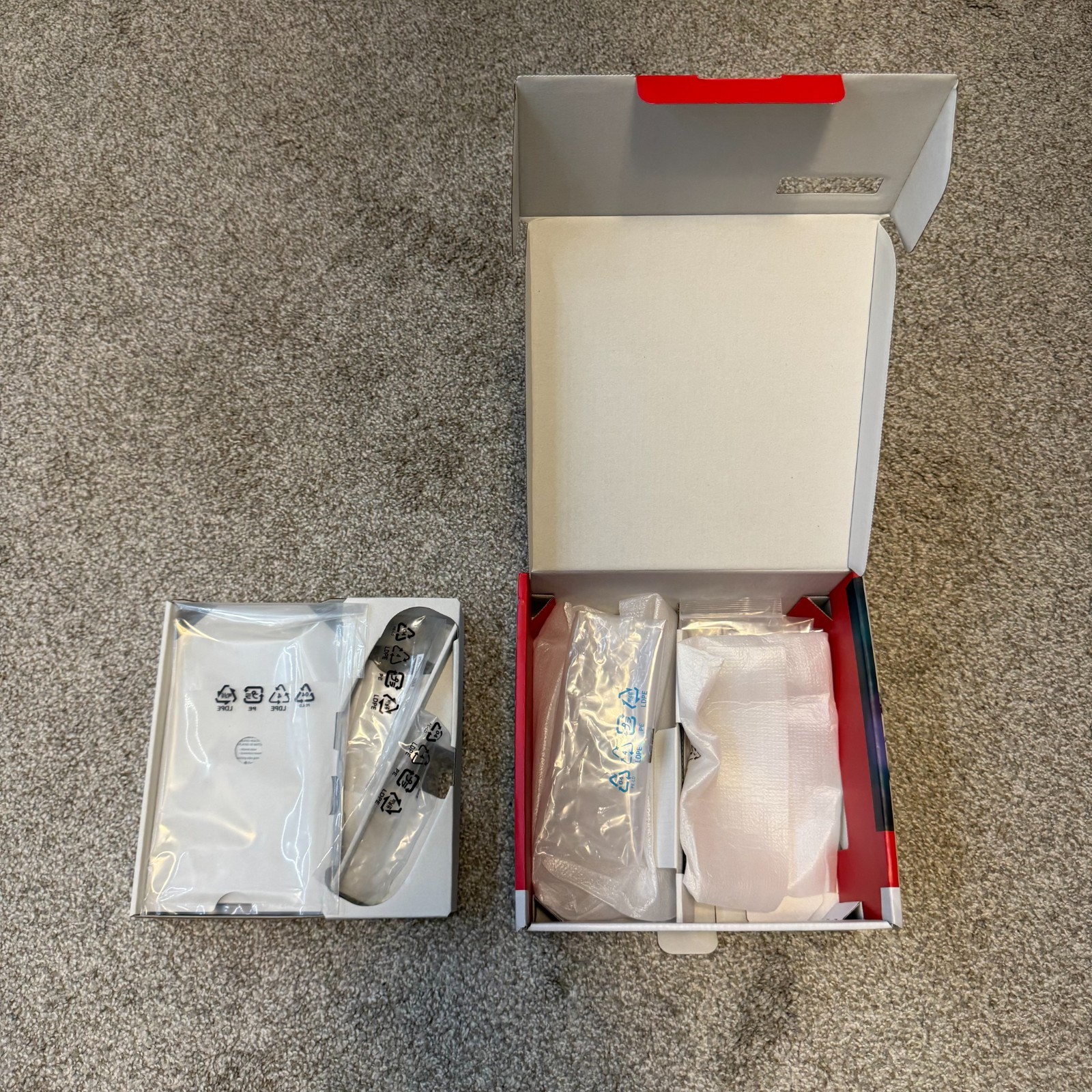 Nintendo Switch 2 Mario Kart World Bundle BOX ONLY W/ Plastic/Manuals/Inserts