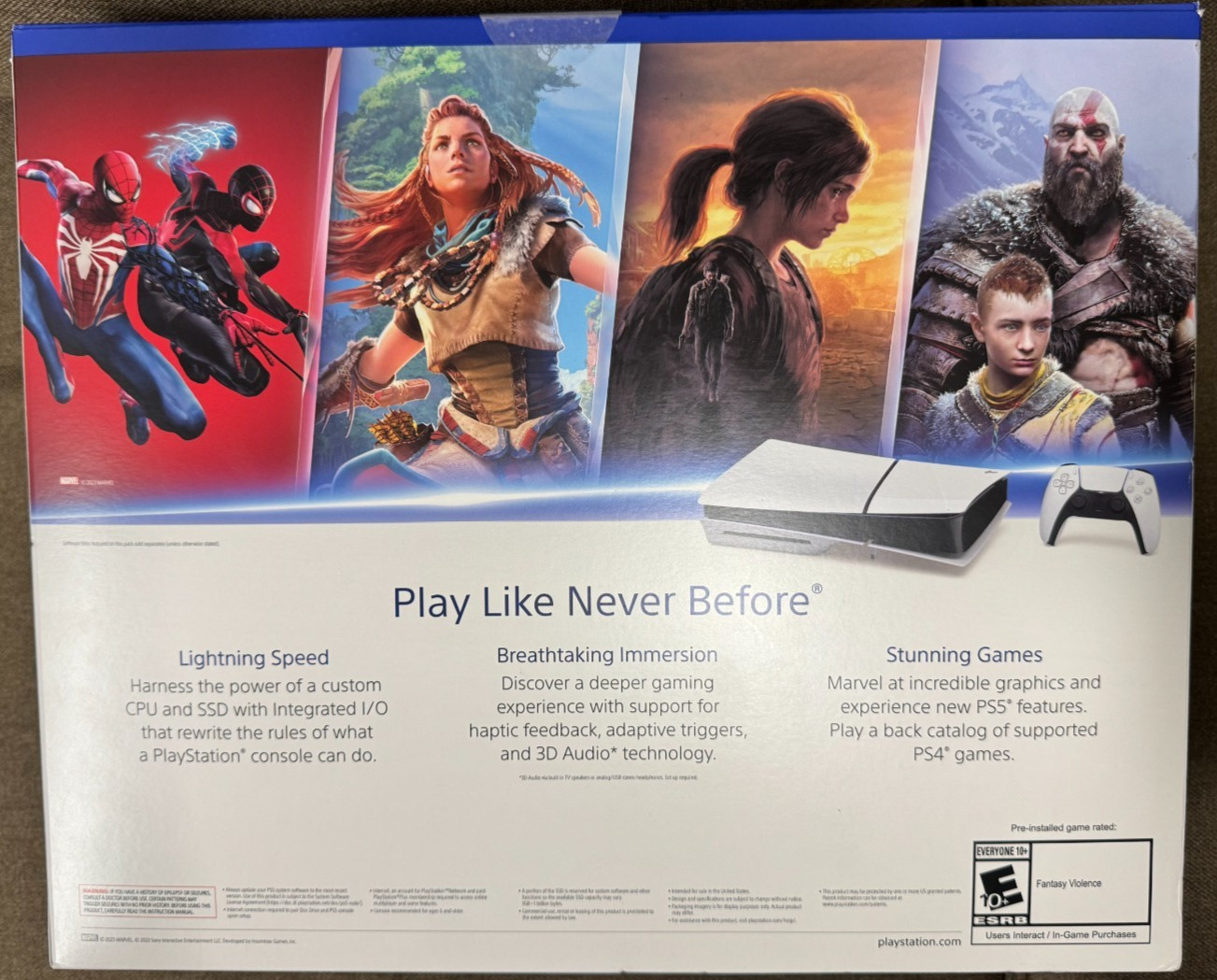 Sony PlayStation 5 Slim Console – Brand New | Pre-Installed Games | Latest Model