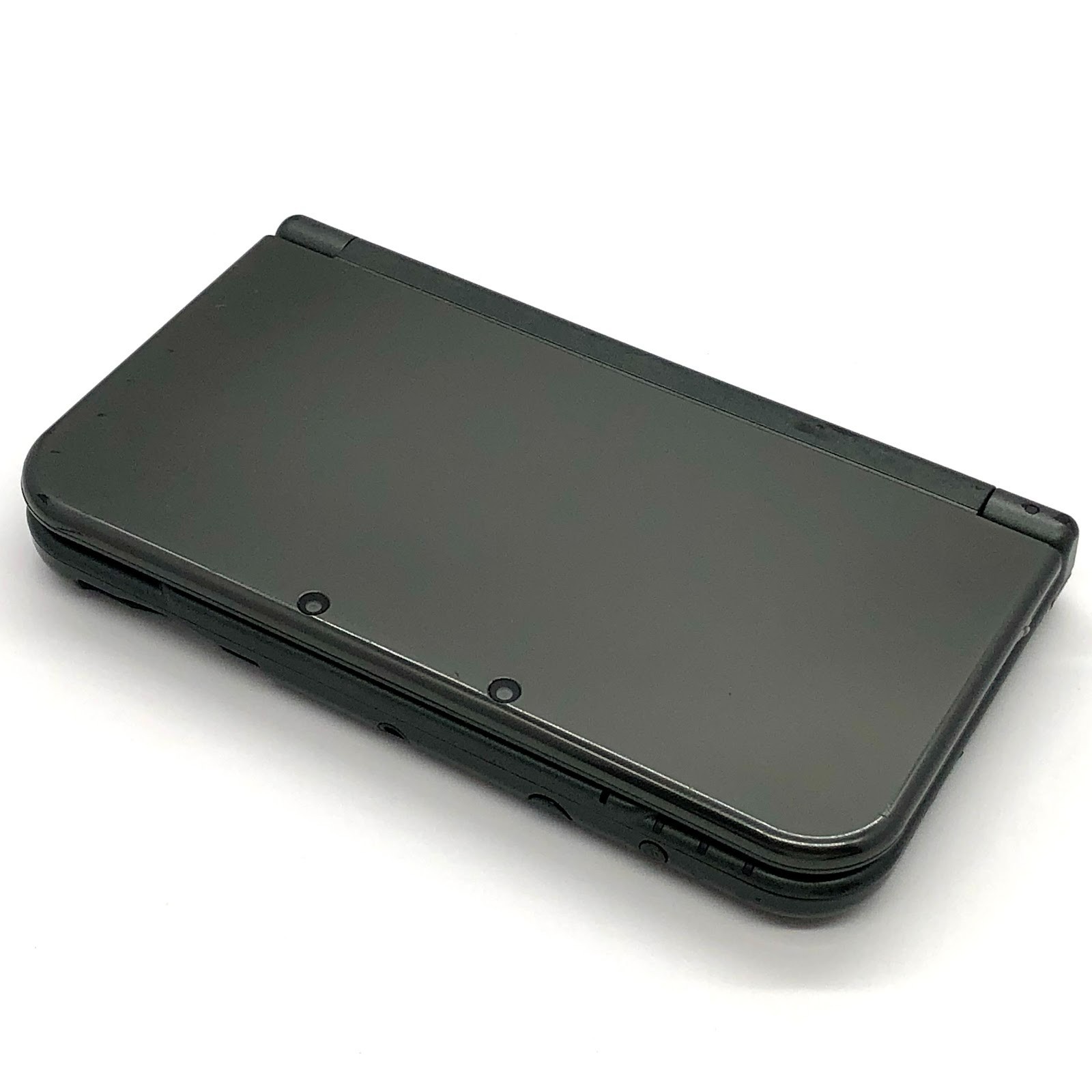 New Nintendo 3DS LL XL Console Dual IPS Metallic Black w/ Charger&Box Near Mint