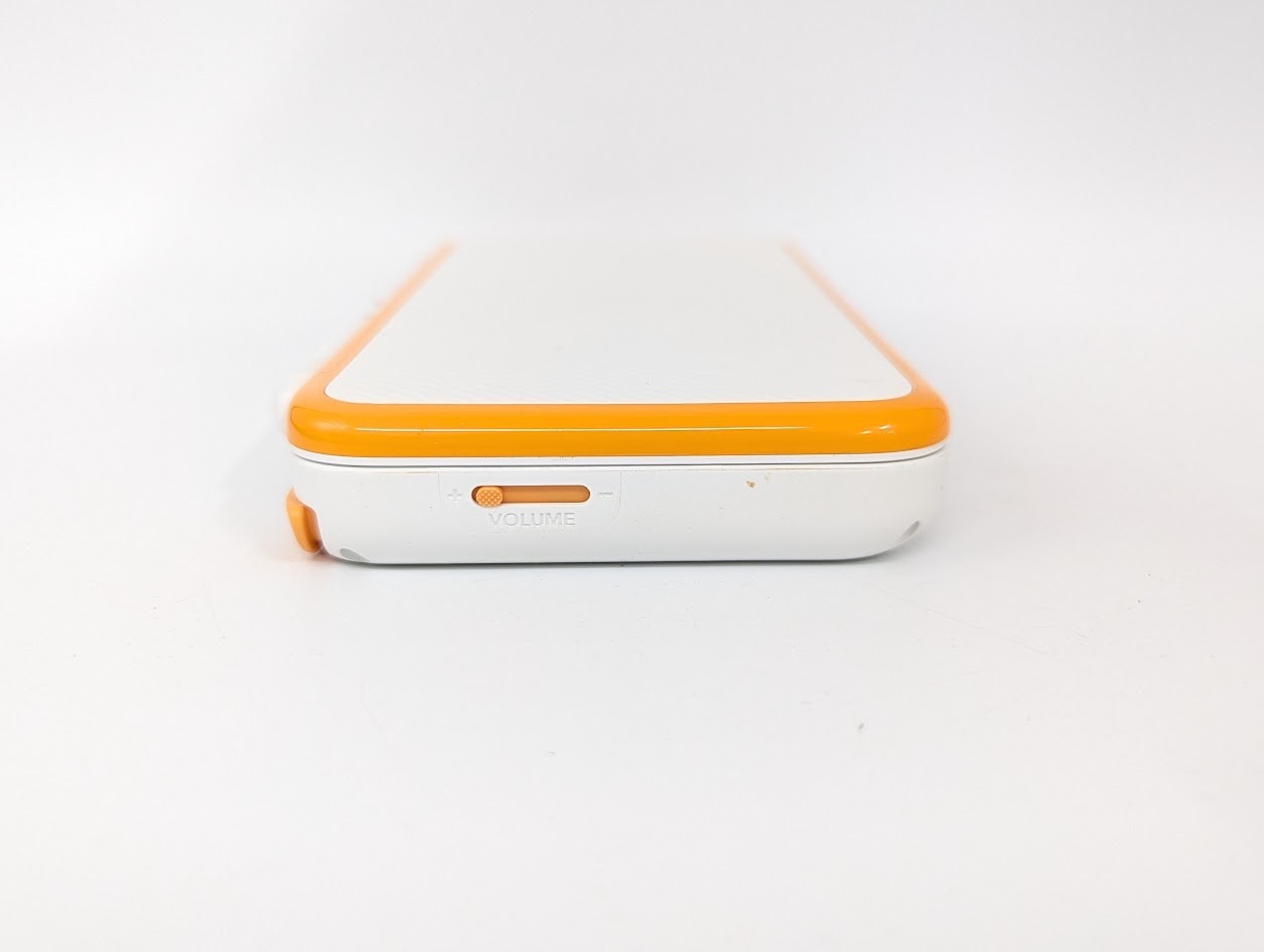 B7031 Nintendo new 2DS console LL XL White x Orange w/pen memory 4GB fx