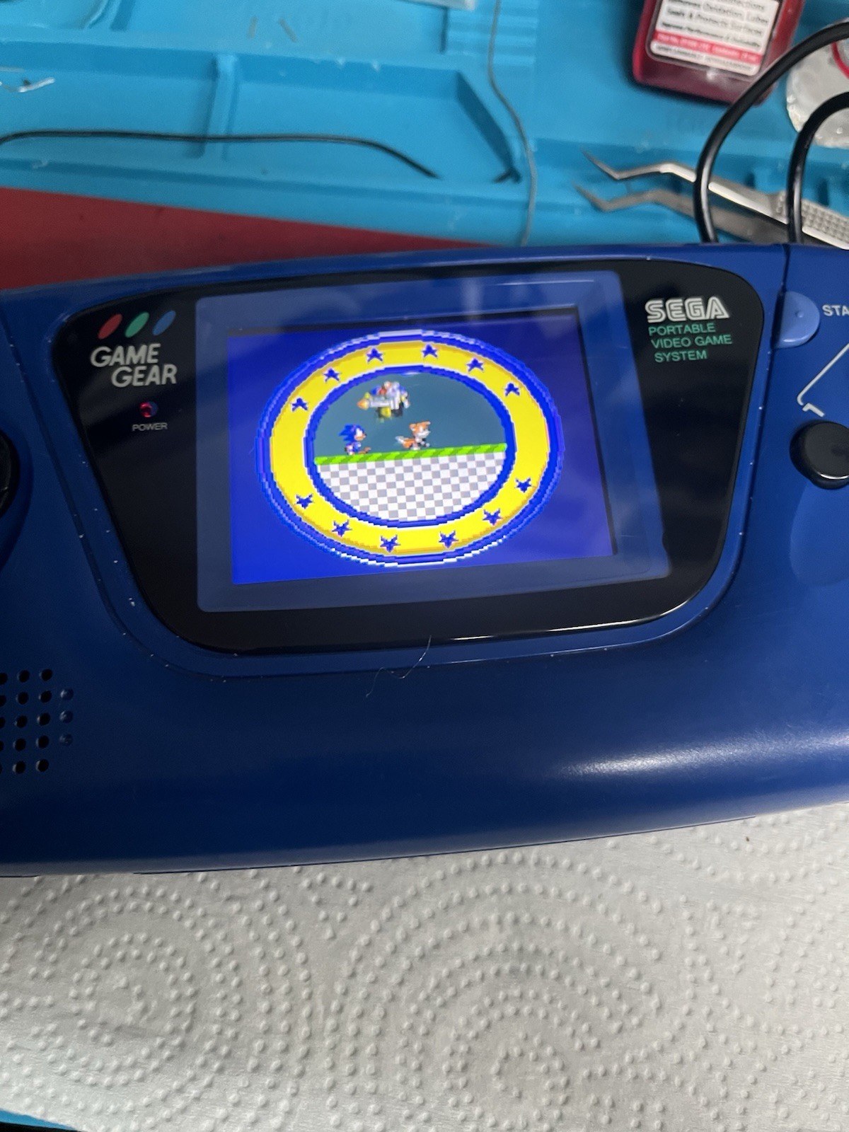 Sega Game Gear Fully Recapped Handheld Console