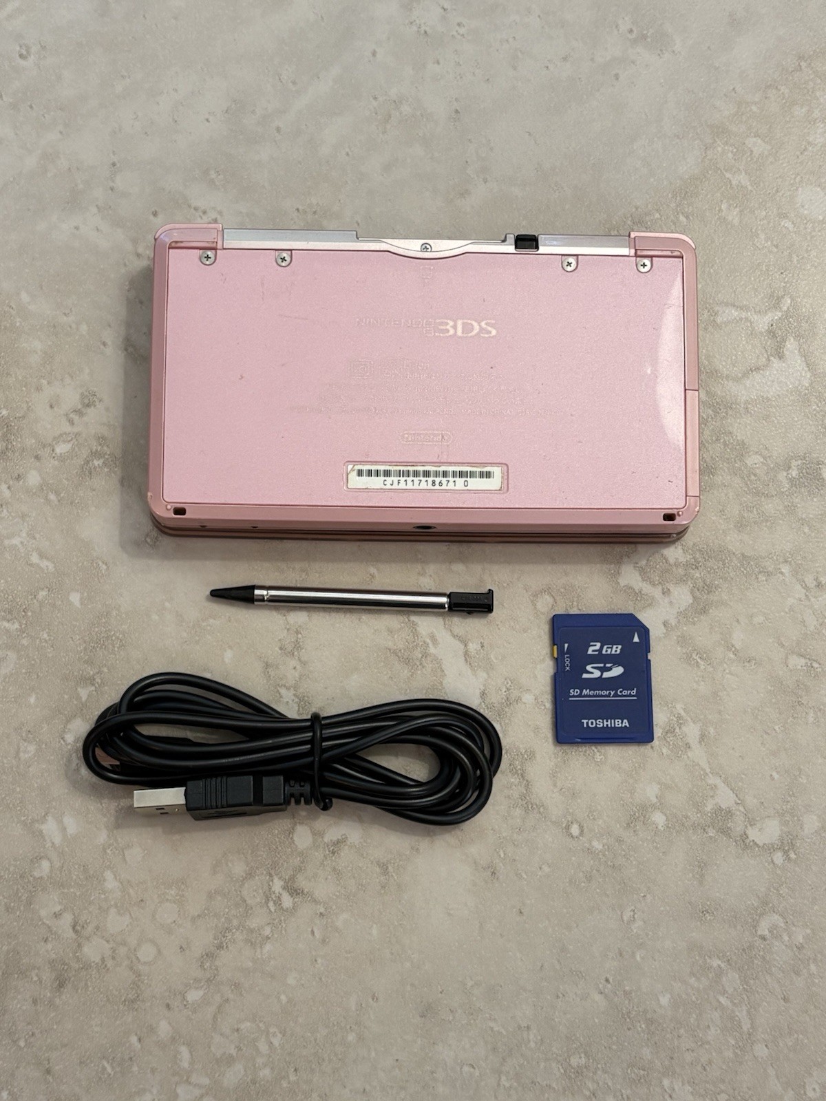 Nintendo 3DS Console Pink Edition With Charger US SELLER Read Description