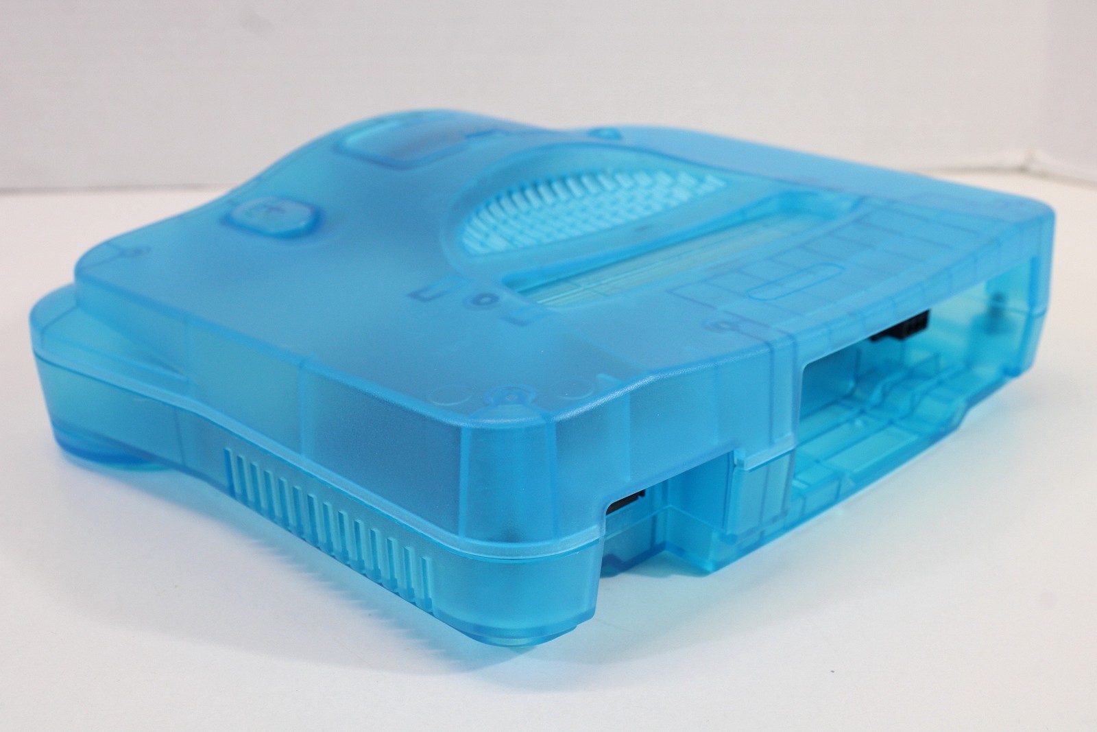 Nintendo 64 Clear Transparent Ice Blue Console Controller AC S-Video to HDMI N64