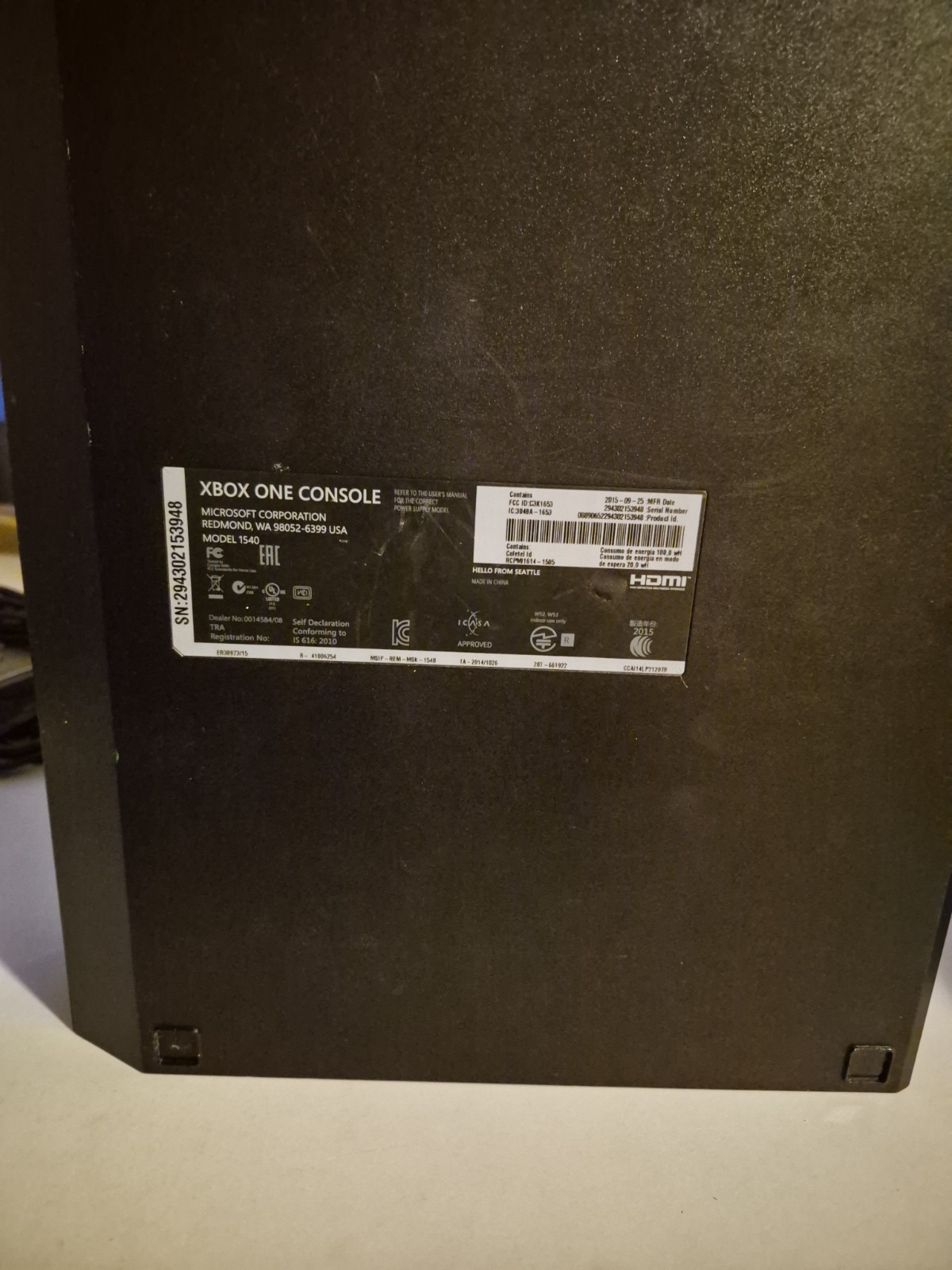 🔥Microsoft Xbox One 1540 500GB W/15 Games Tested And Fast Shipping