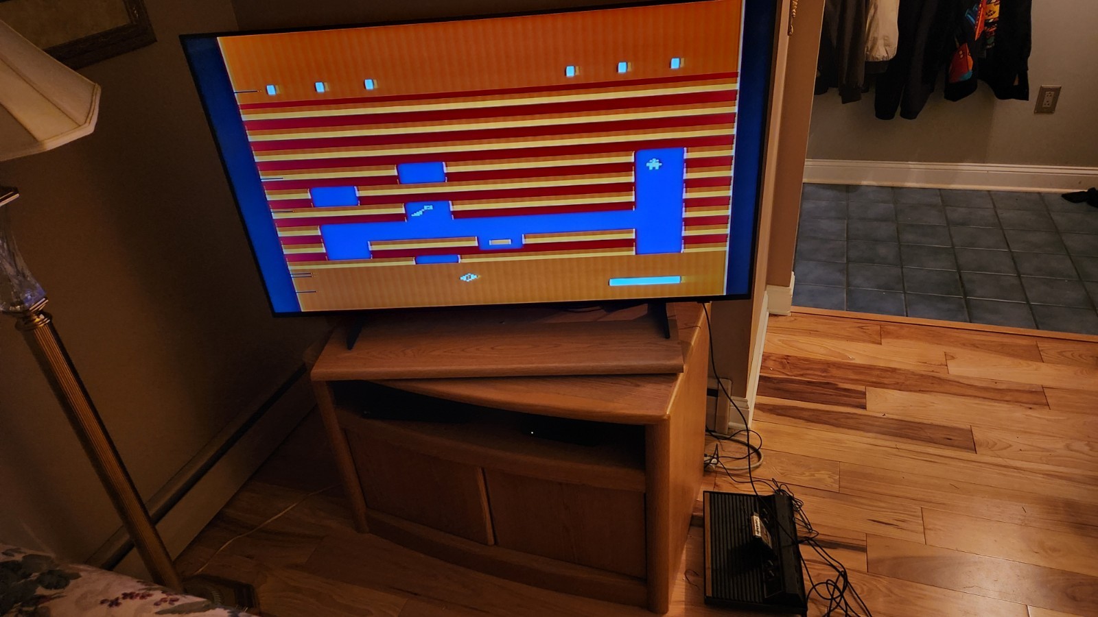 ATARI 2600 CX-2600A CONSOLE w/New Power Supply & RF Adapter TESTED