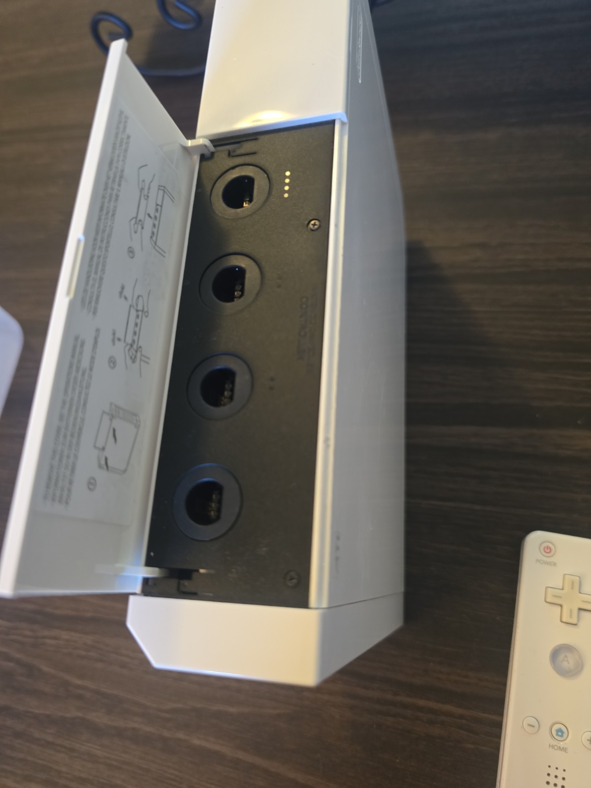 Nintendo Wii RVL-001 White Console w/ 2 Controllers Cables Wii Sports Tested