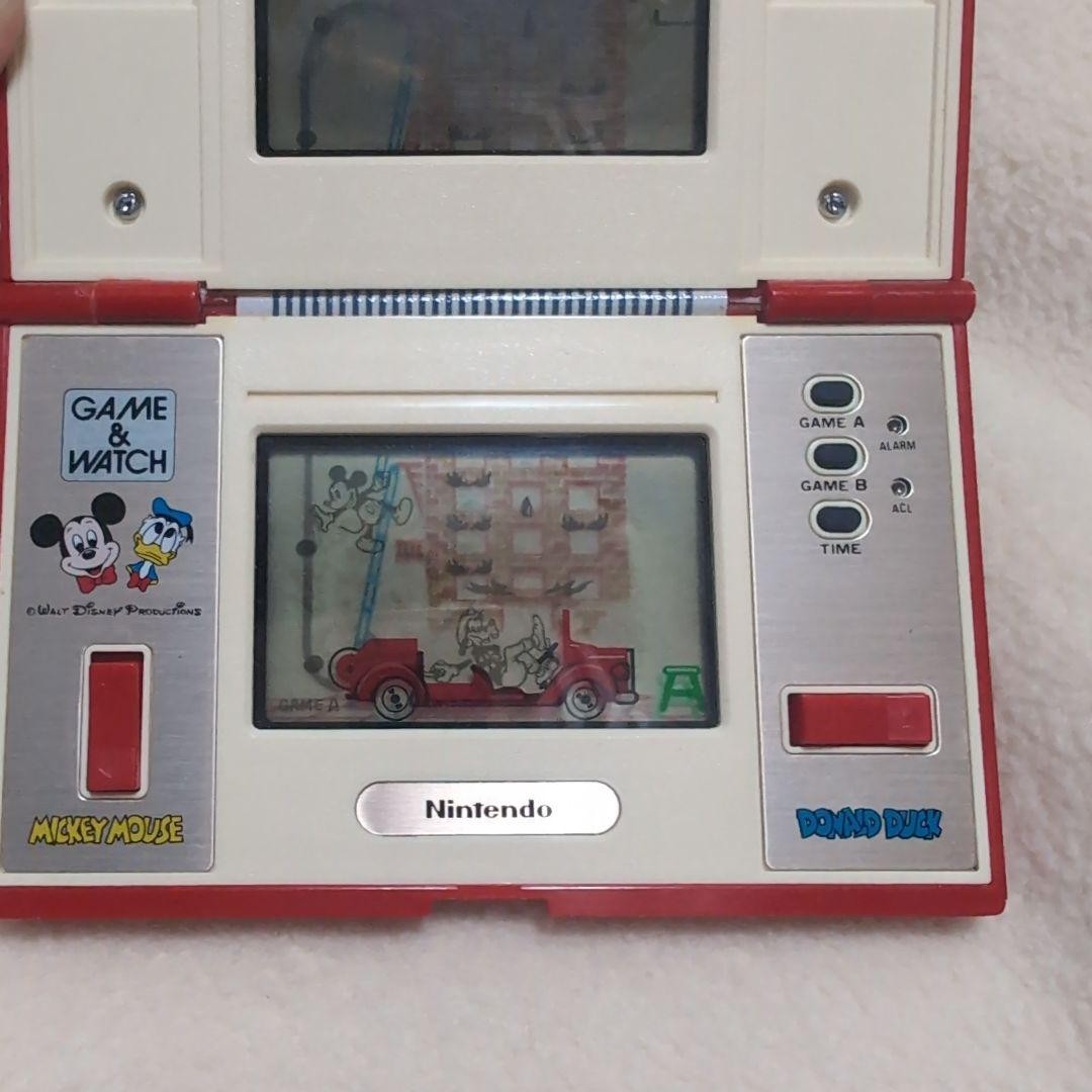 Nintendo Game & Watch Mickey & Donald DM-53 Japan 1982 F/S Vintage Collectible