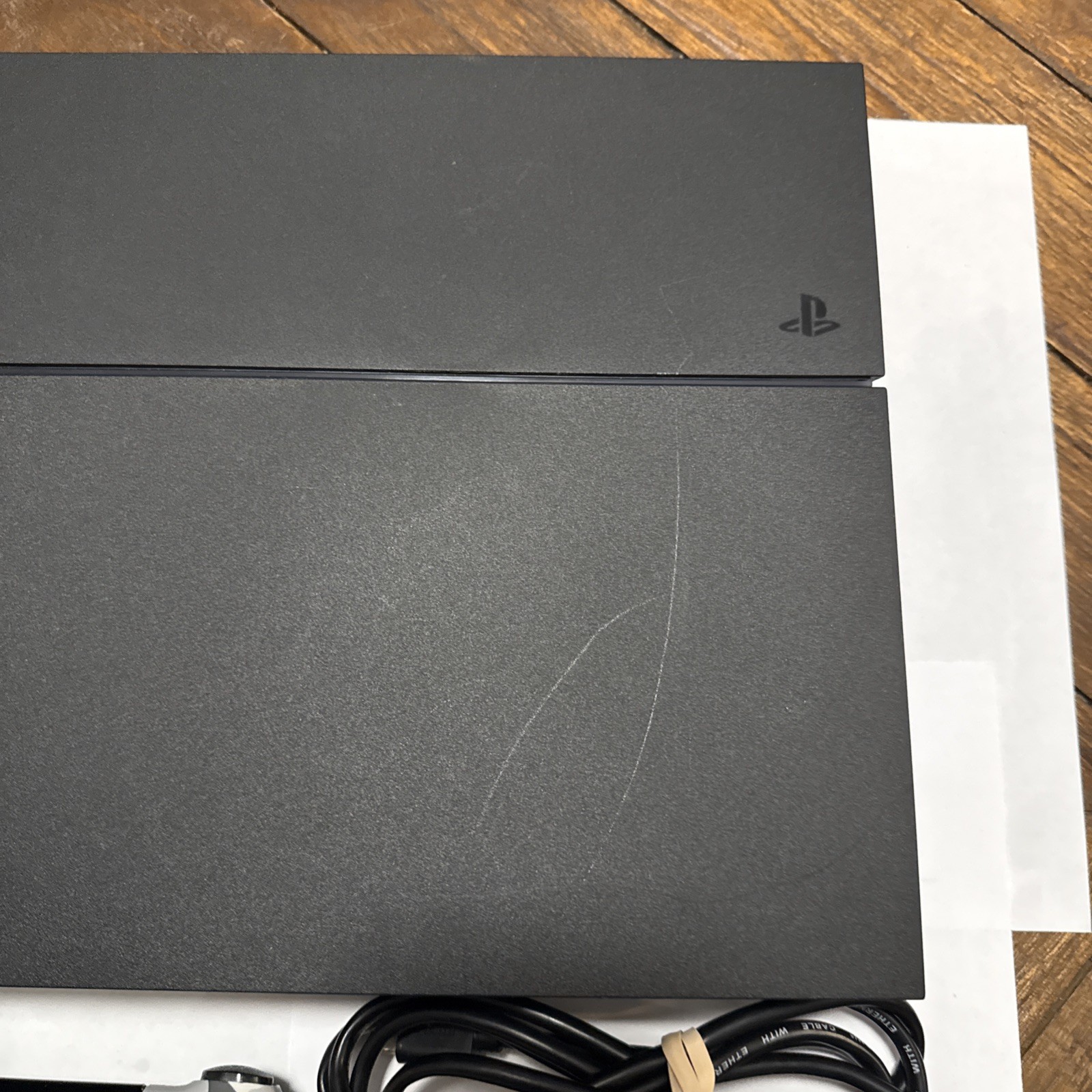 Sony Playstation 4 500GB Black Console PS4 W/ Controller & Cords Tested Working!