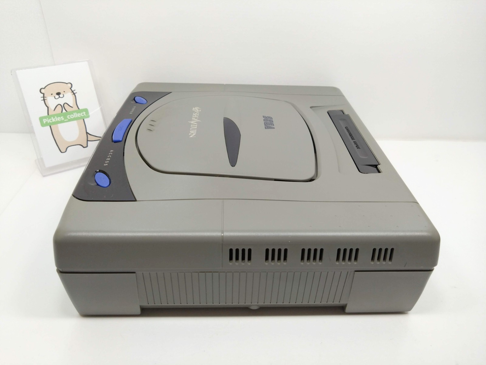Sega Saturn Glay HST-3210 w/2 controlles Language Japanese Model Tested 0526E