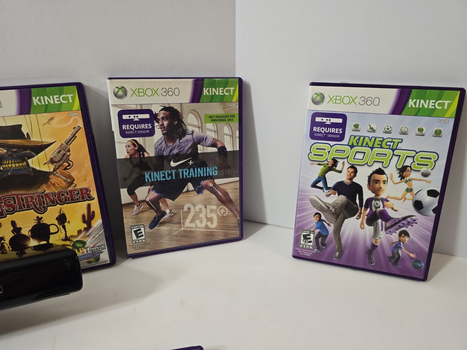 Xbox 360 Kinect Bundle With 8 Games! ALL GAMES TESTED! SHIPS FREE 🔥