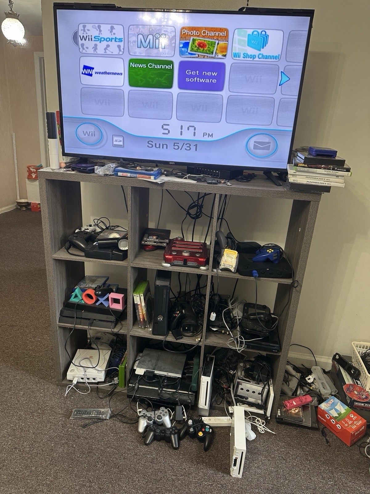 Nintendo Wii Console Complete in Box – Controller Nunchuck Power Chords Tested