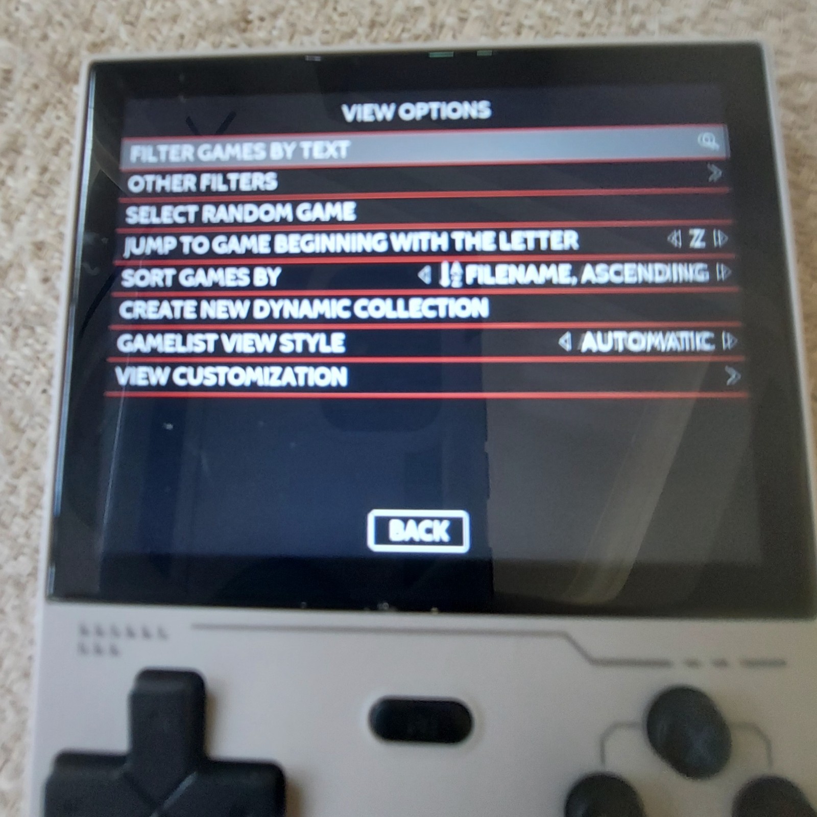 K36 Retro Handheld Video Game Console Loads of Retro Games Beige W/64GB Card.
