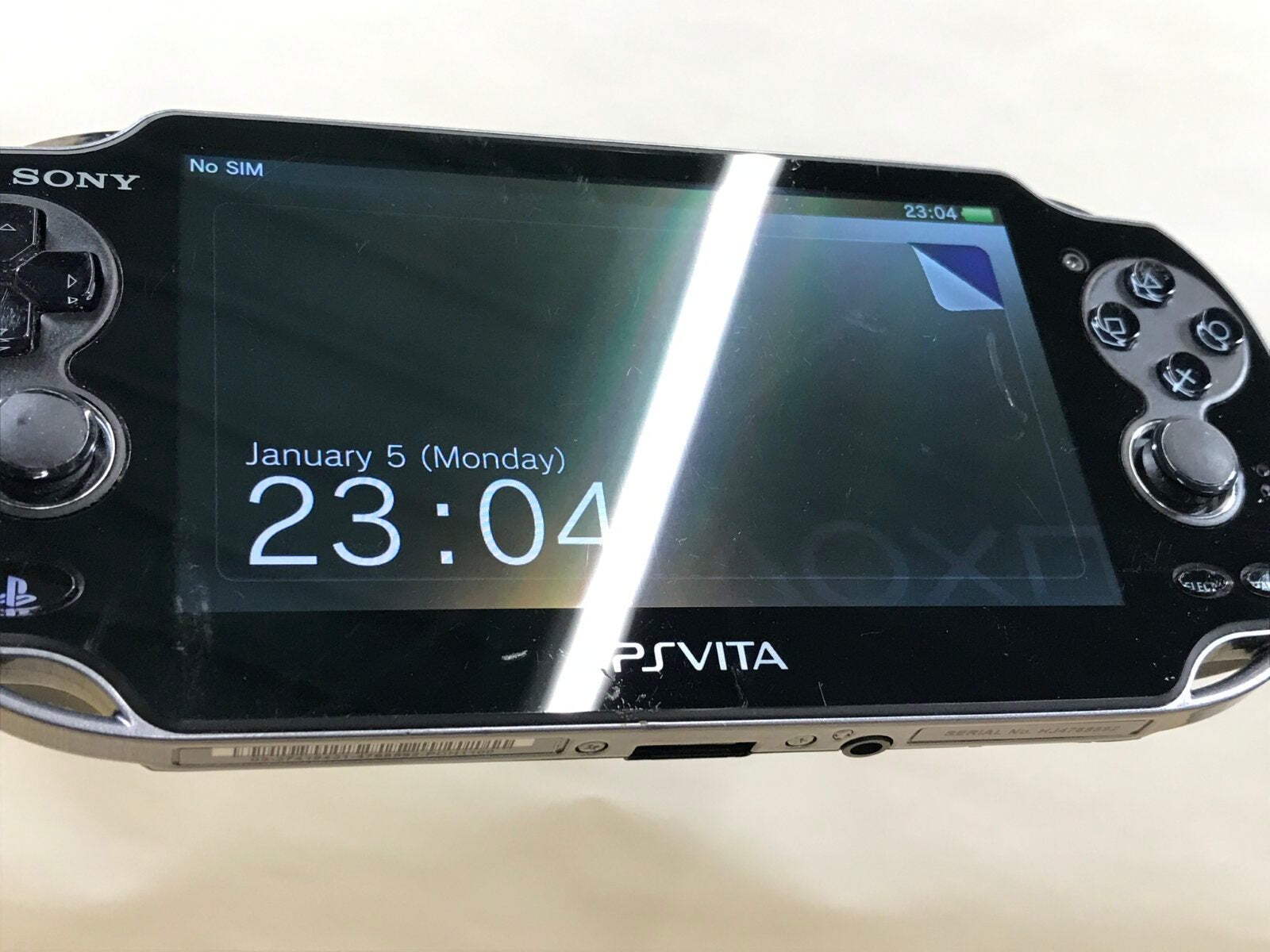 PS Vita PCH-1000 CRYSTAL BLACK Console Japan – With Defects GE1740