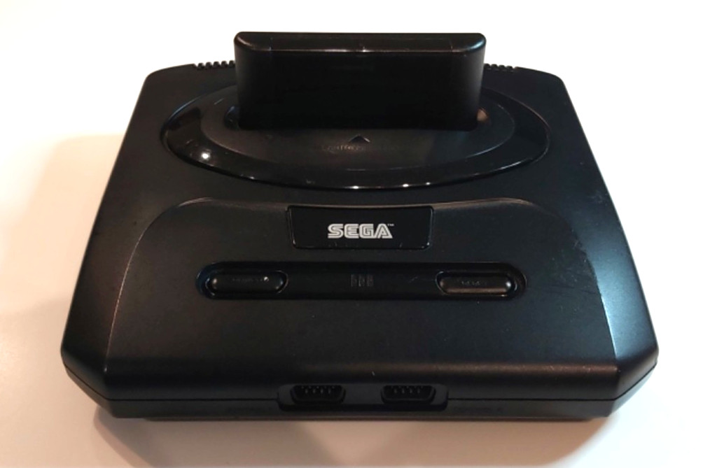 SEGA Genesis Model II VA3 MK-1631 Console w/ Streets of Rage 2 Controller AC AV