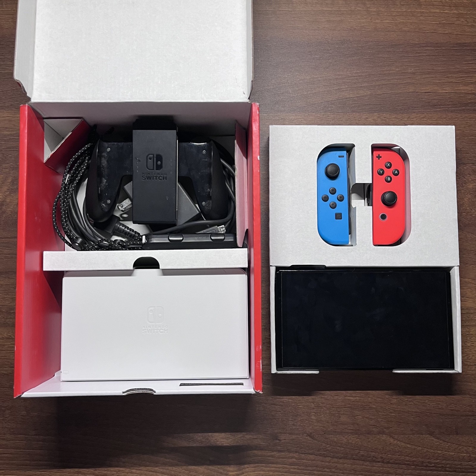 Nintendo Switch OLED Bundle Console with Joy-Con, Dock, & Games READ DESCRIPTION