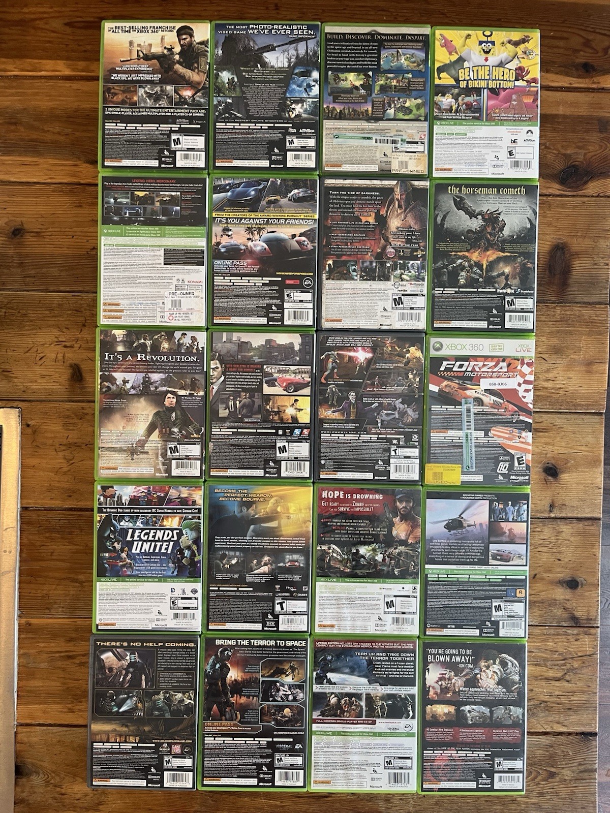 Microsoft Xbox 360 Console Bundle 20 Games Gears Dead Space Lego Batman & More‼️