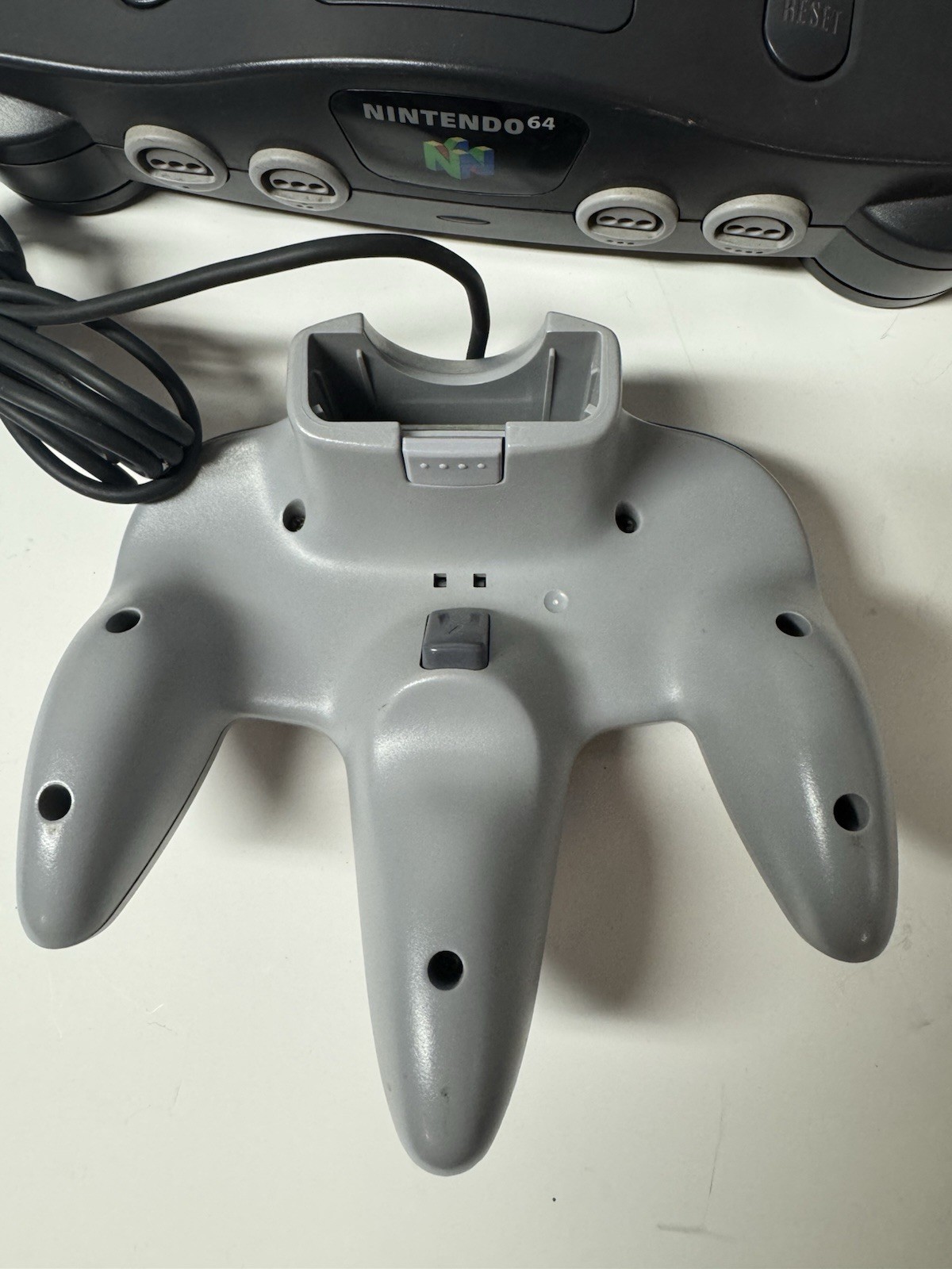 Nintendo 64 N64 Console NUS-001 1 OEM Controllers W/ Cords Tested Working
