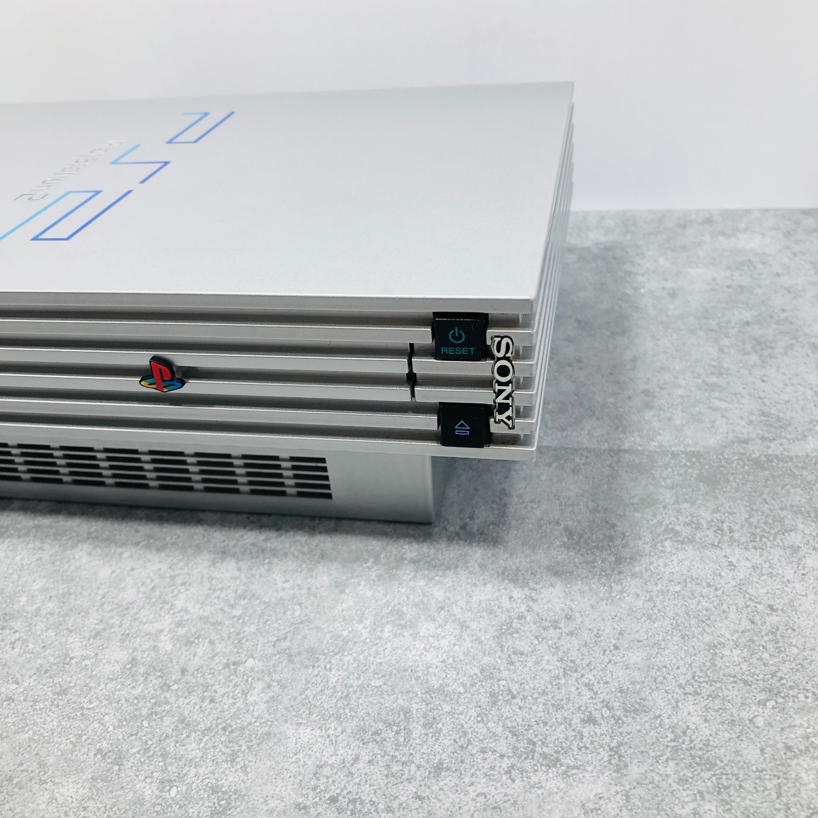 [Ex+5] Sony PS2 / Playstation PS 2 SCPH 39000 Silver Console NTSC-J Japan 06-37