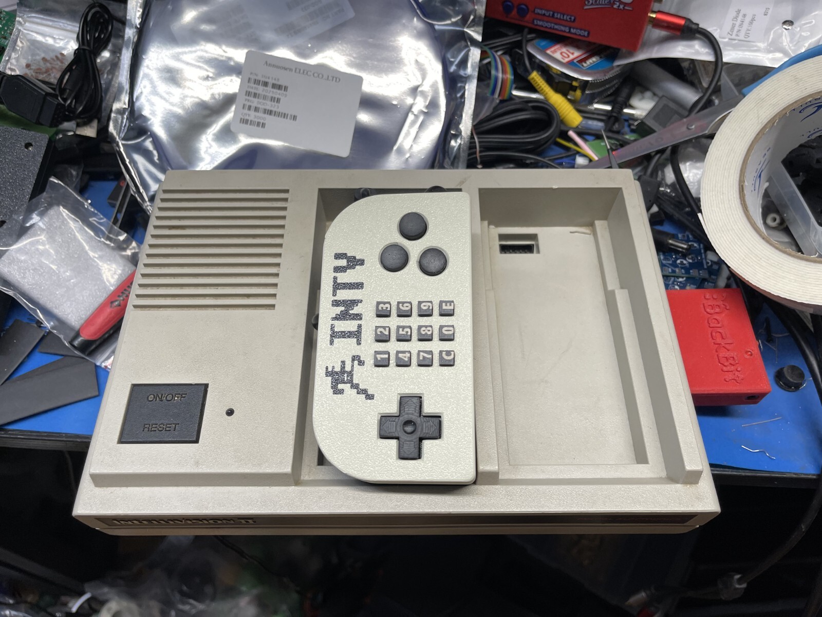 Mattel Intellivision II Custom Gamepad Controller Joystick with Working keypad