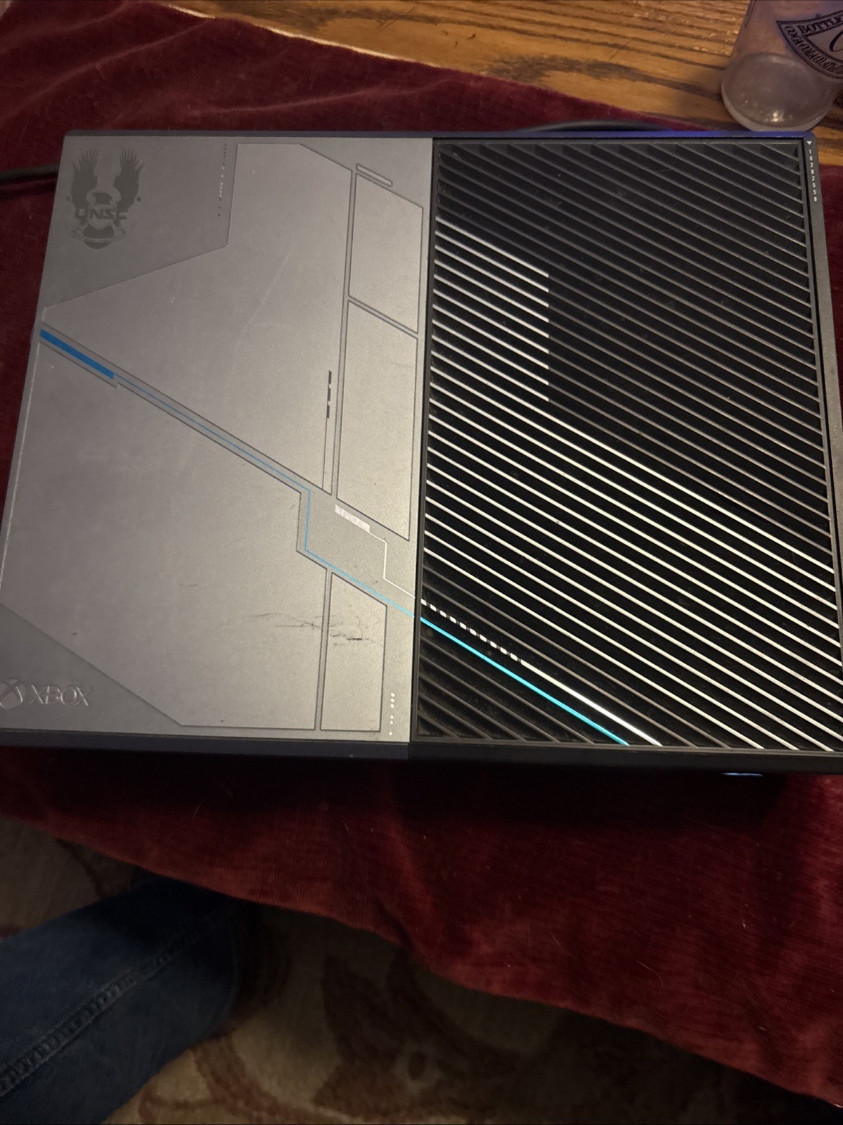 Microsoft Xbox One Halo 5 Guardians Edition 1TB Gaming Console, Used, Powers On