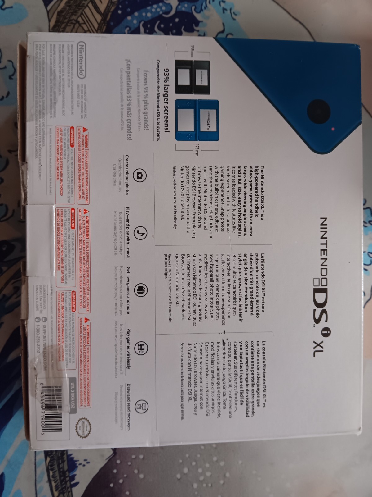 Nintendo DSi XL Handheld System – Midnight Blue