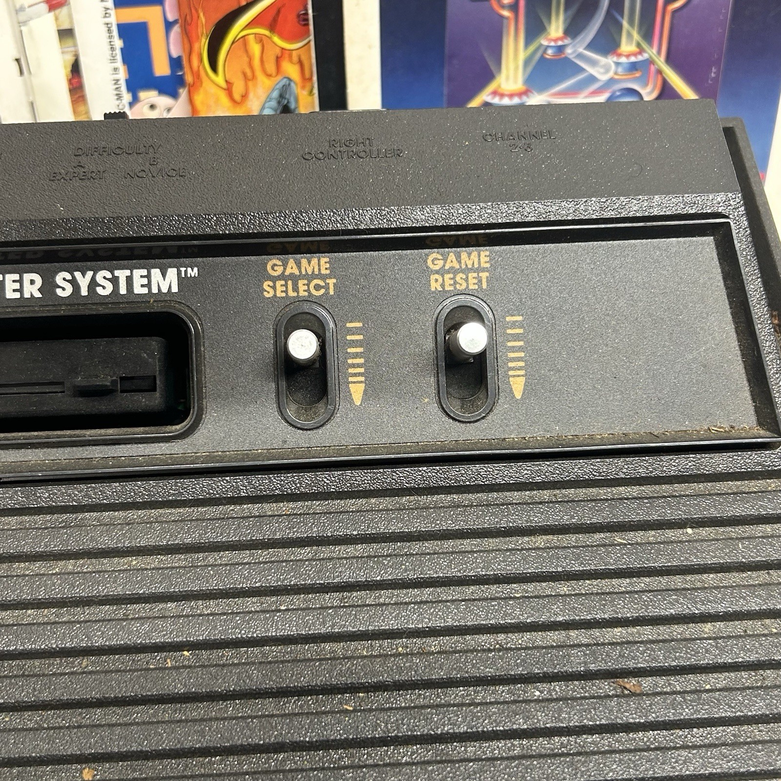 Vtg Atari 2600 Lot Console, 4 Controllers, 16 Games w/Instructions – Untested