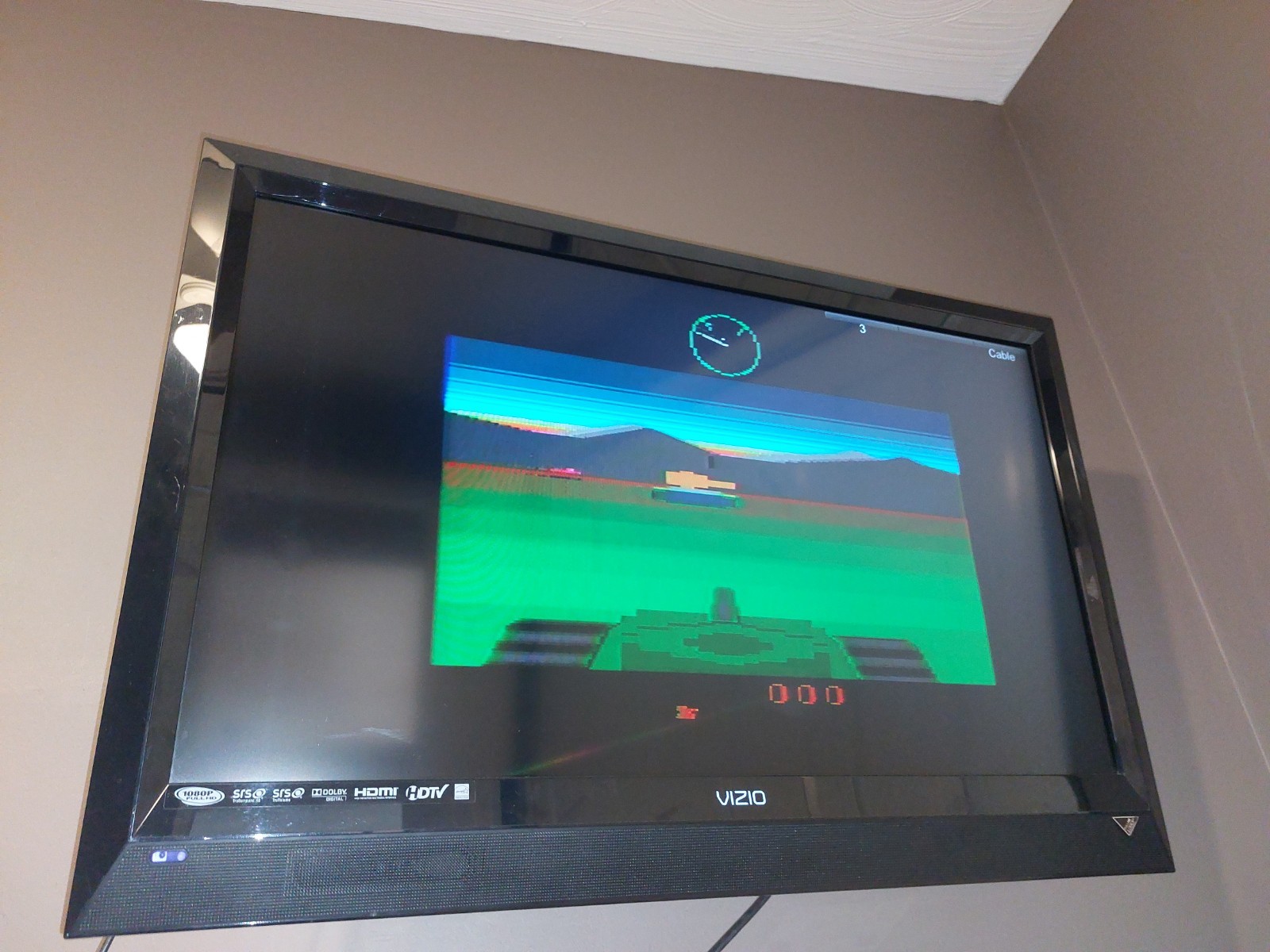 ATARI 2600 CX-2600A CONSOLE/2 JOYSTICKS + SET OF PADDLES TESTED & COMBAT 6/5 EXC