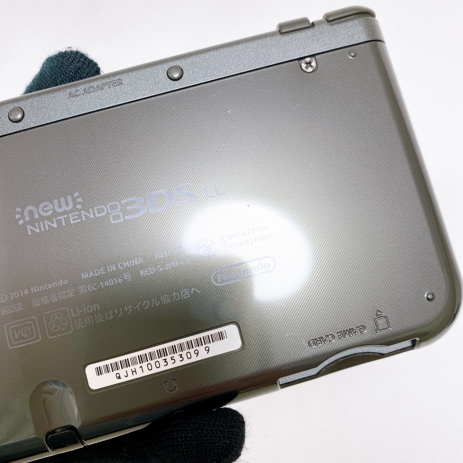 【Near Mint】【Top IPS】New Nintendo 3DS LL XL Metallic Black Console Japan Tested