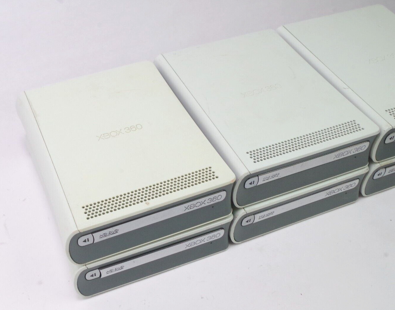 Lot of 6 Microsoft Xbox 360 X809507-006 Wxternal HD DVD Players AS IS UNTESTED