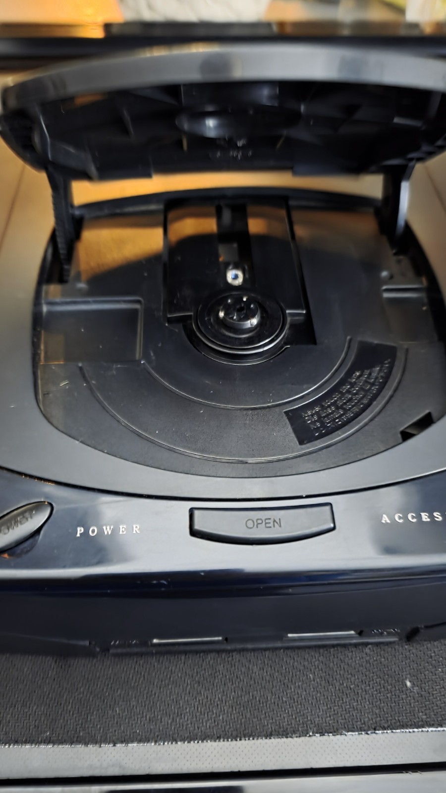 Sega Saturn Black Console MK-80000 w/ Controller, AV, Power Cable & One Game