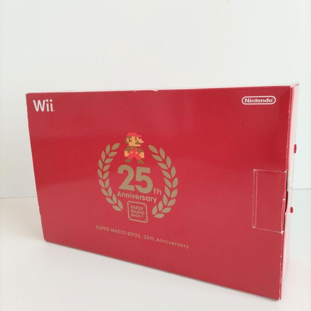 Nintendo Wii Console Red Super Mario 25th Anniversary Edition