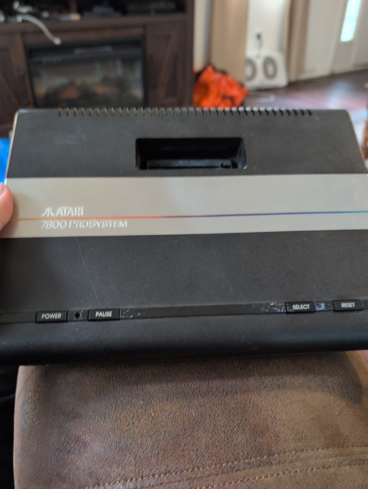 Atari 7800 ProSystem Retro Vintage Video Game Console Only No corda