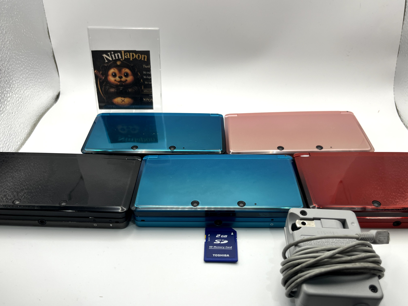 Nintendo 3DS Select Color Console region free / Charger SD card from JAPAN