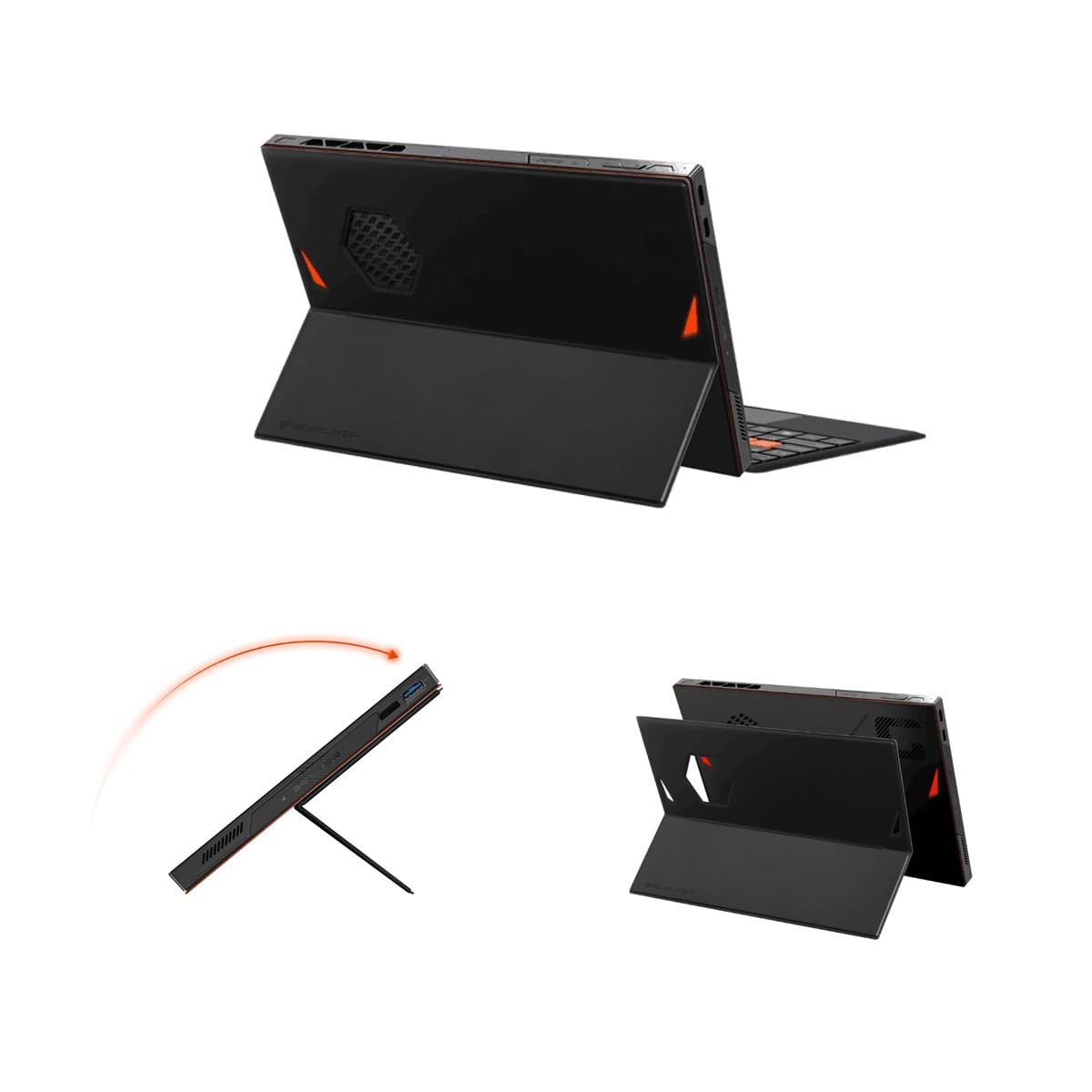 ONEXPLAYER X1 Pro AI370 10.95» Gaming Handheld PC with Windows, 32GB and 1TB