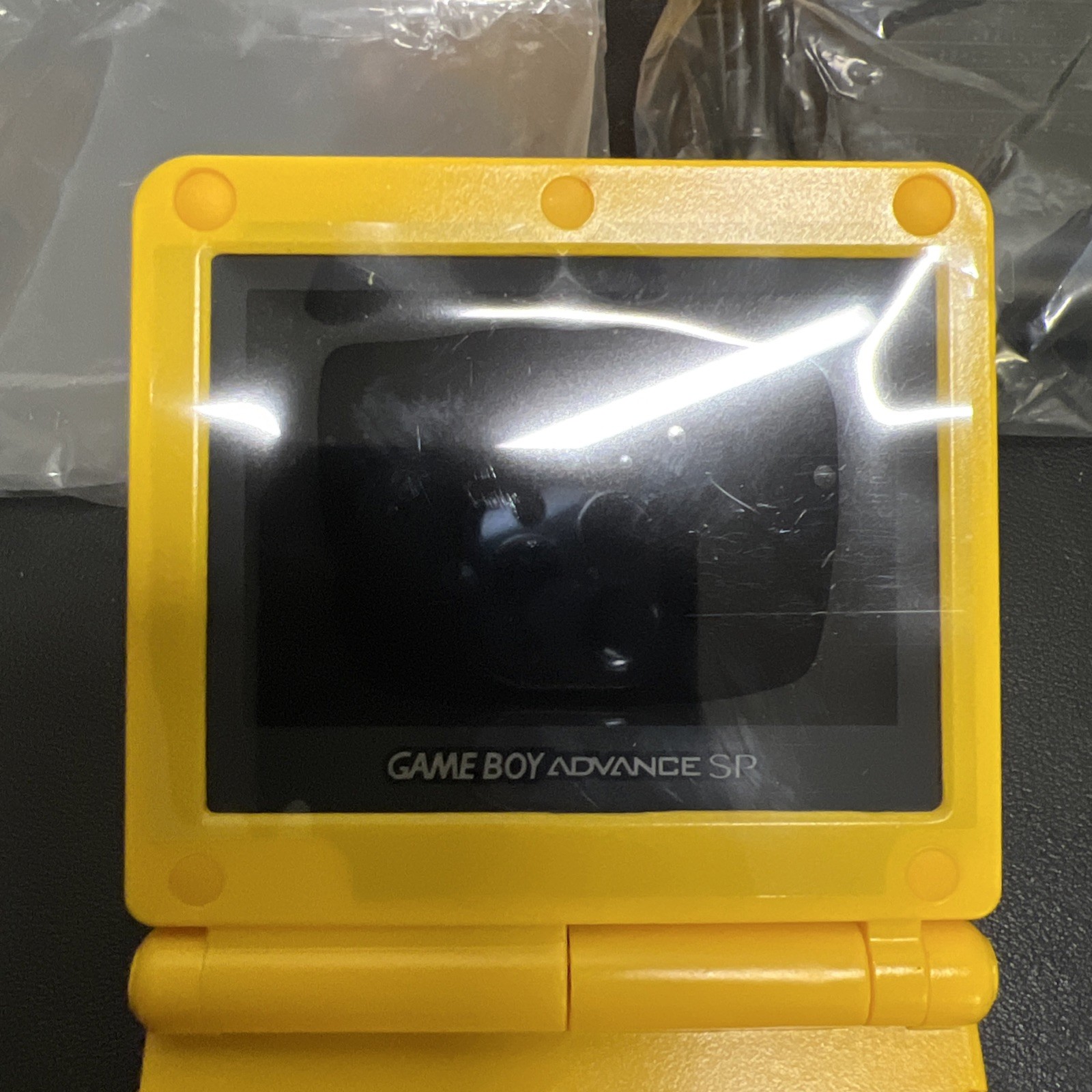 Nintendo Game Boy Advance SP Pikachu Handheld Brighter IPS Screen Yellow